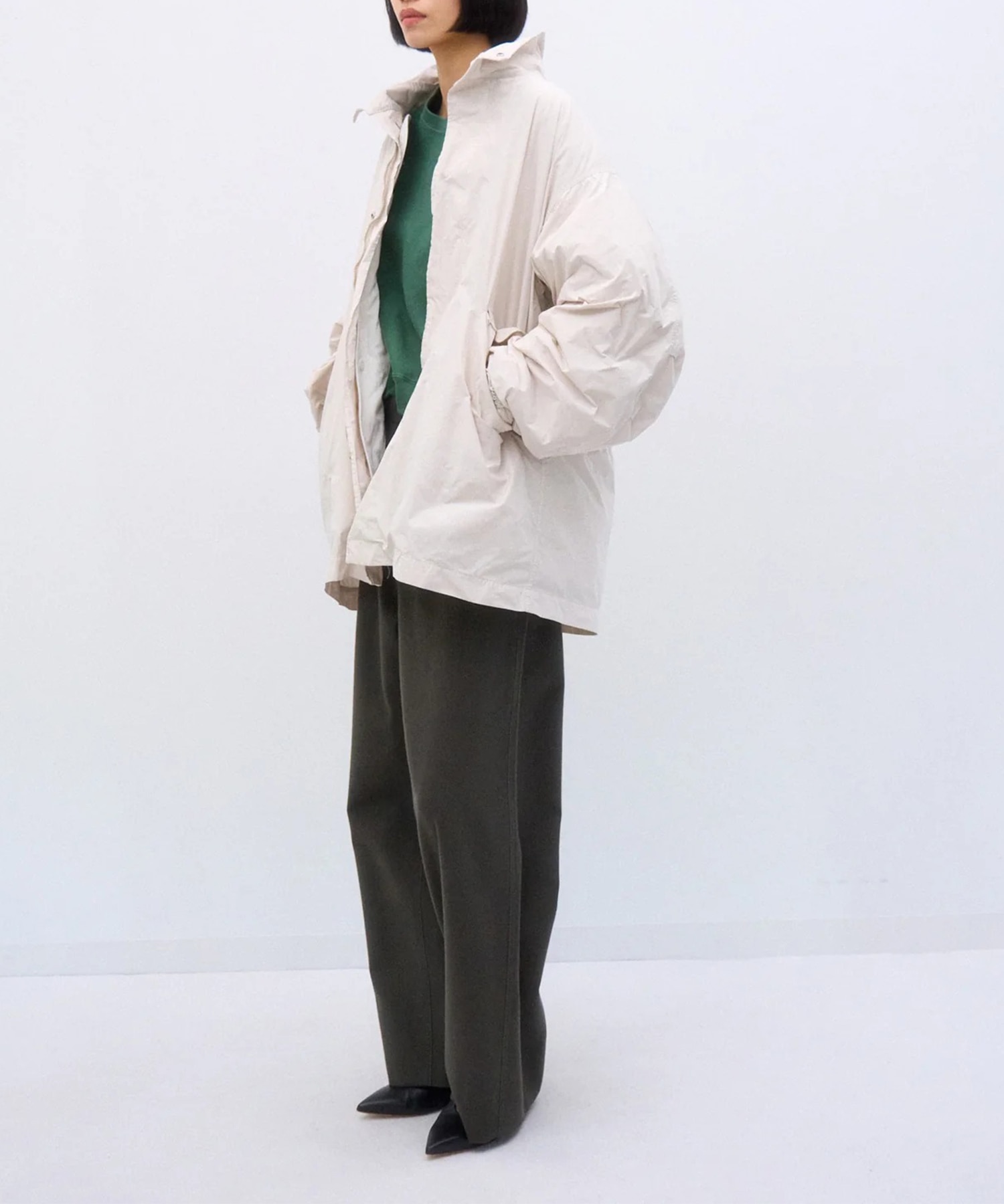JKAGLW0800 AIR WEATHER SHORT MODS COAT ATON