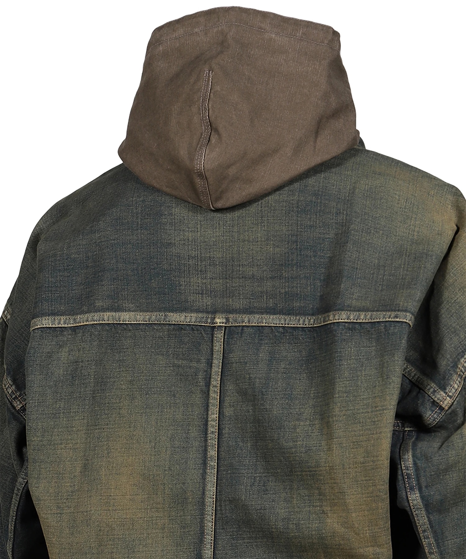 A17BL023 LAYERED DENIM JACKET Maison MIHARA YASUHIRO