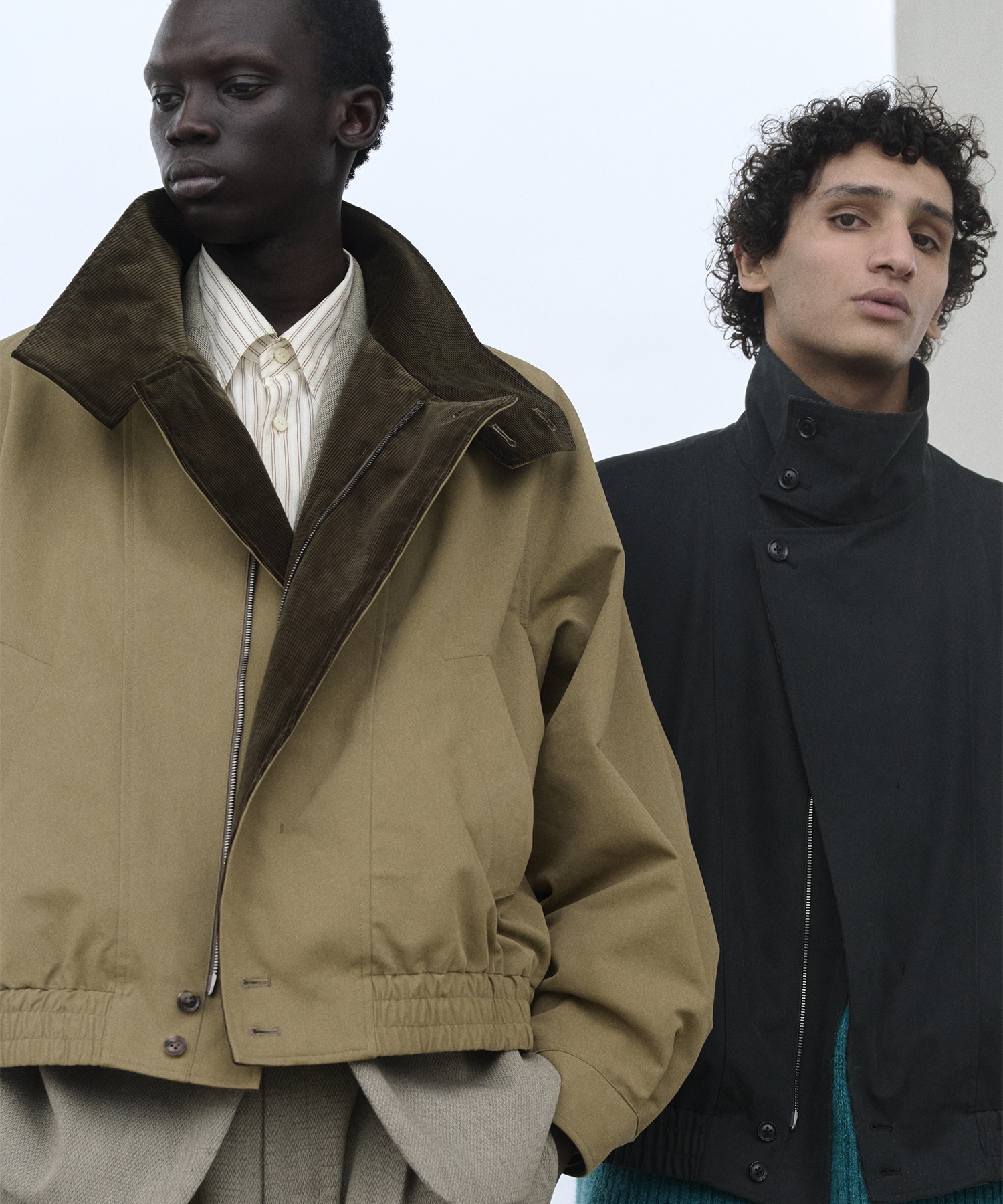 【イレニサ】別注STAND COLLAR ZIP BLOUSON IRENISA