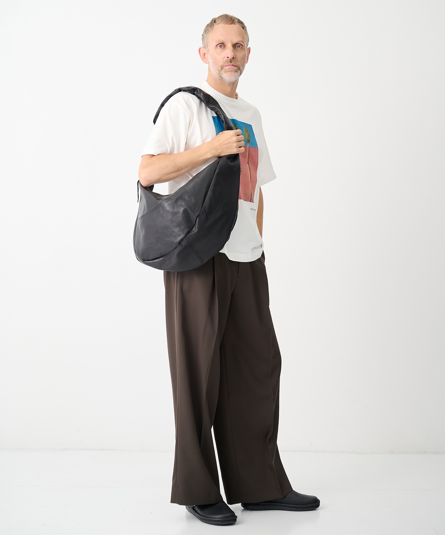 シュタイン】ST.1679 GOAT LEATHER TWIST SHOULDER BAG | SSSTEIN