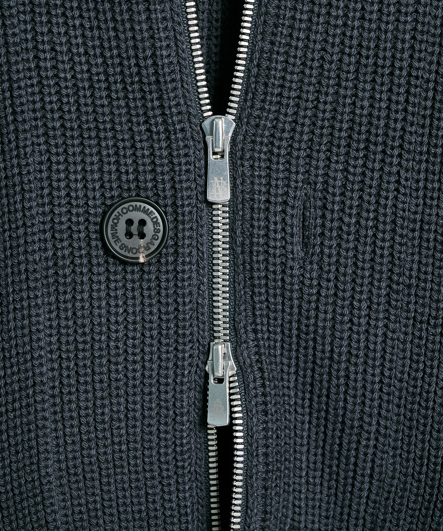 【コムデギャルソンオム】HR-N002-051×BATONER Zip Knit Cardigan COMME des GARCONS HOMME