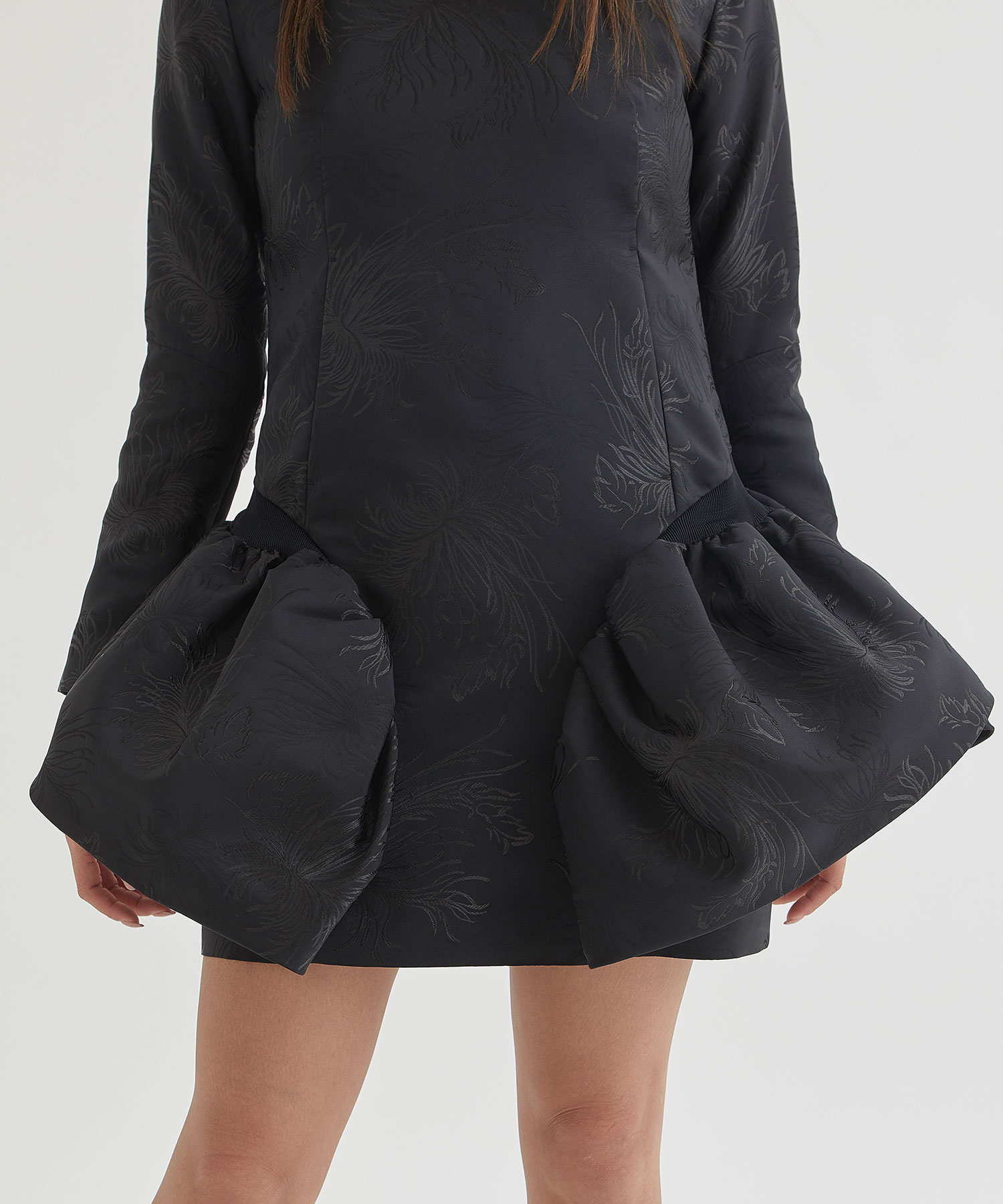 Polyester jacquard mini dress TOGA