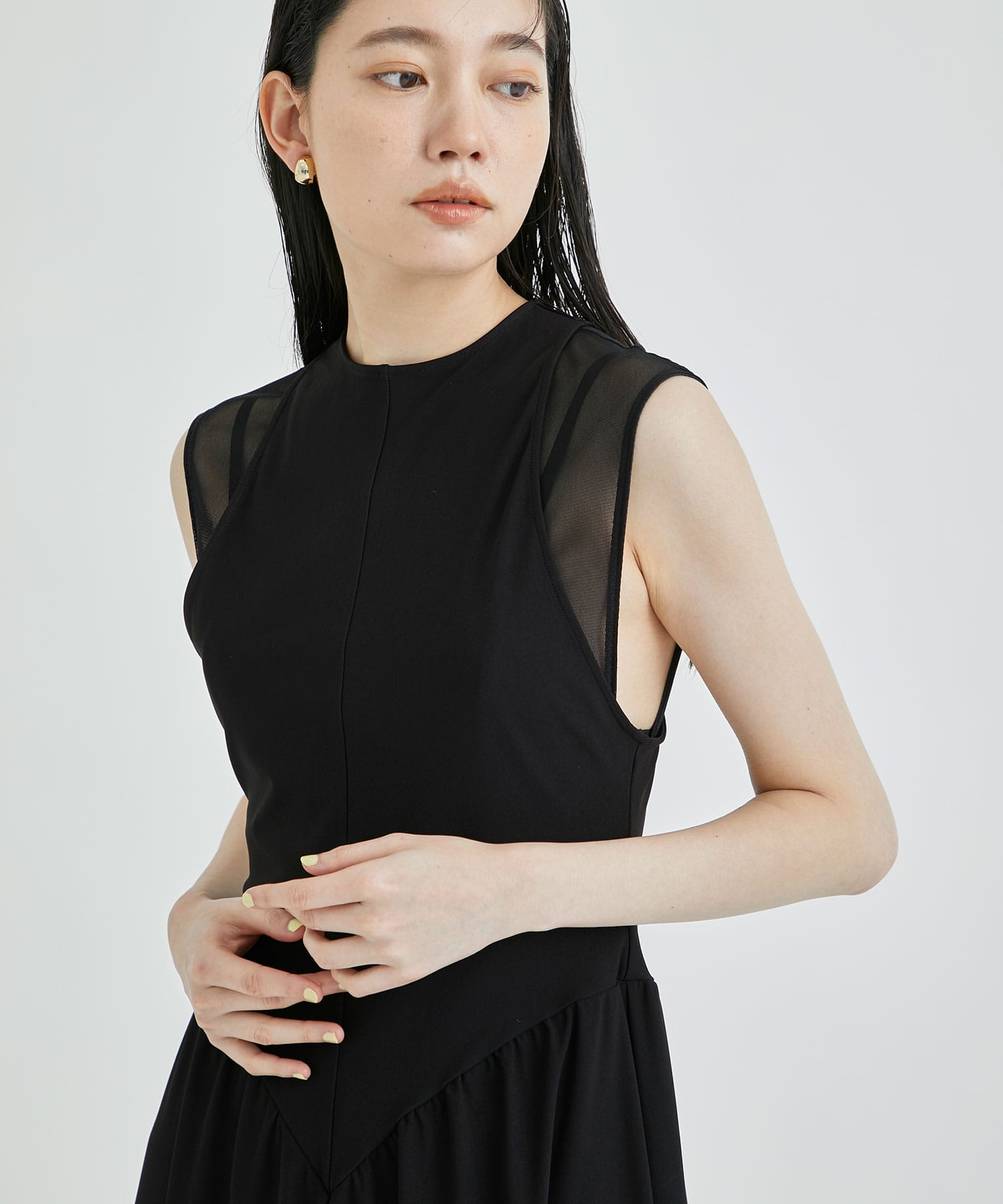 fetico LAYERED TANK DRESSワンピース - ロングワンピース/マキシ ...