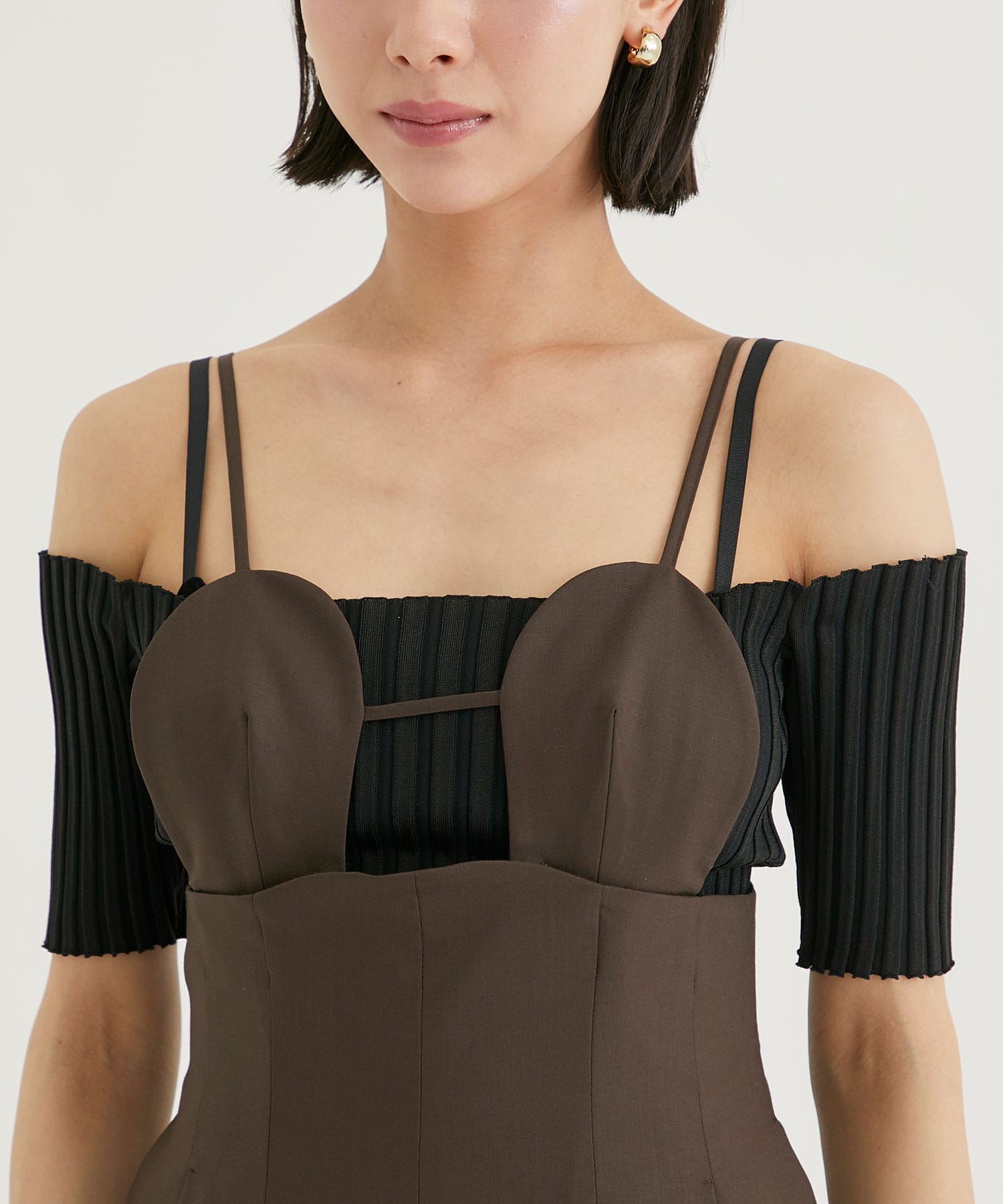 2WAY BRA JUMPSUIT(1 BROWN): FETICO: WOMENS｜THE TOKYO ONLINE STORE