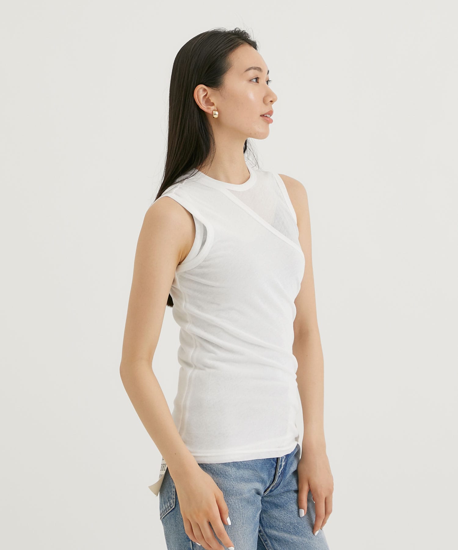 CSM No Sleeve Layerd Tee INSCRIRE