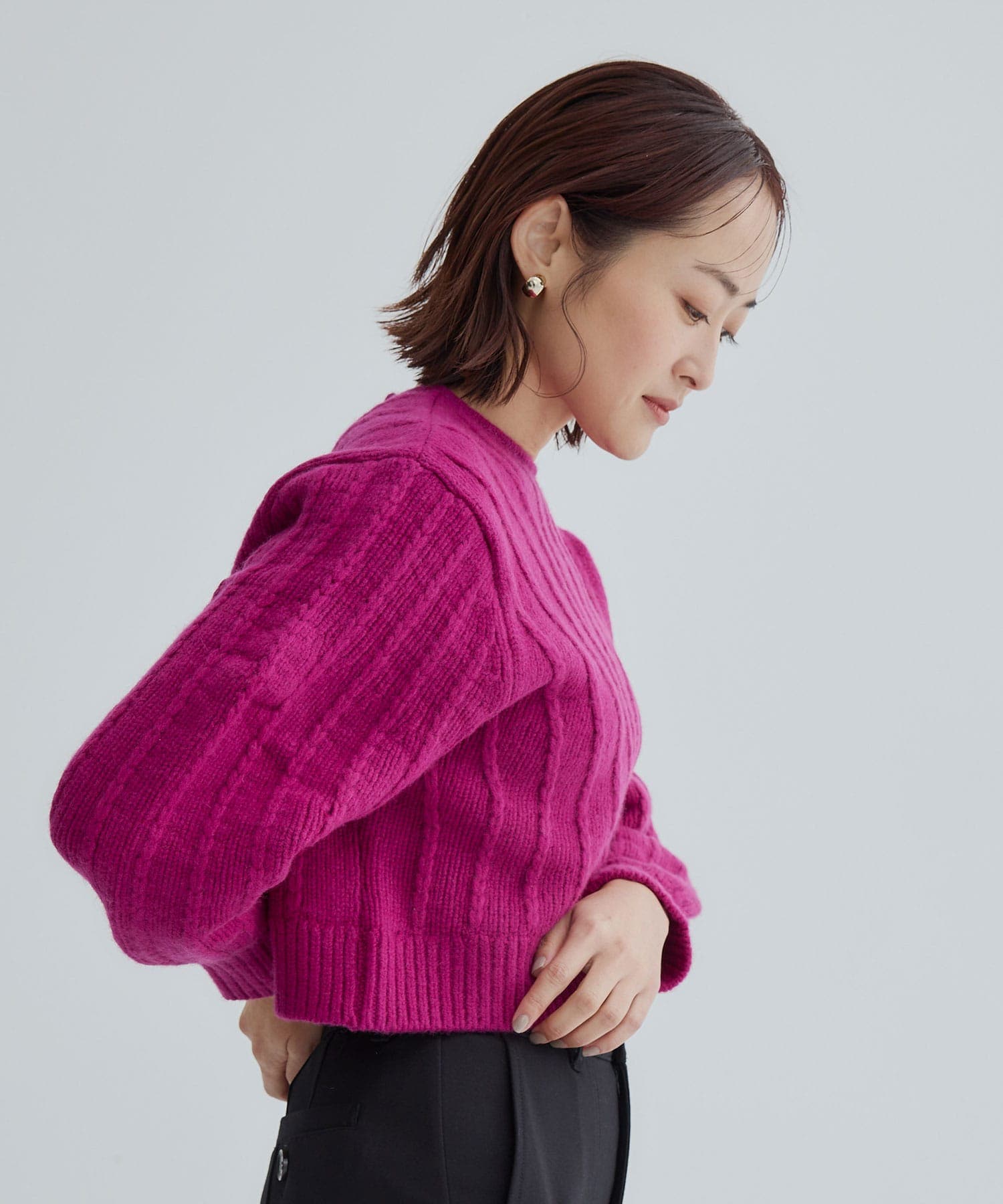 EX.Evelina knit PK(1 PINK): AKIRANAKA: WOMEN｜THE TOKYO ONLINE STORE