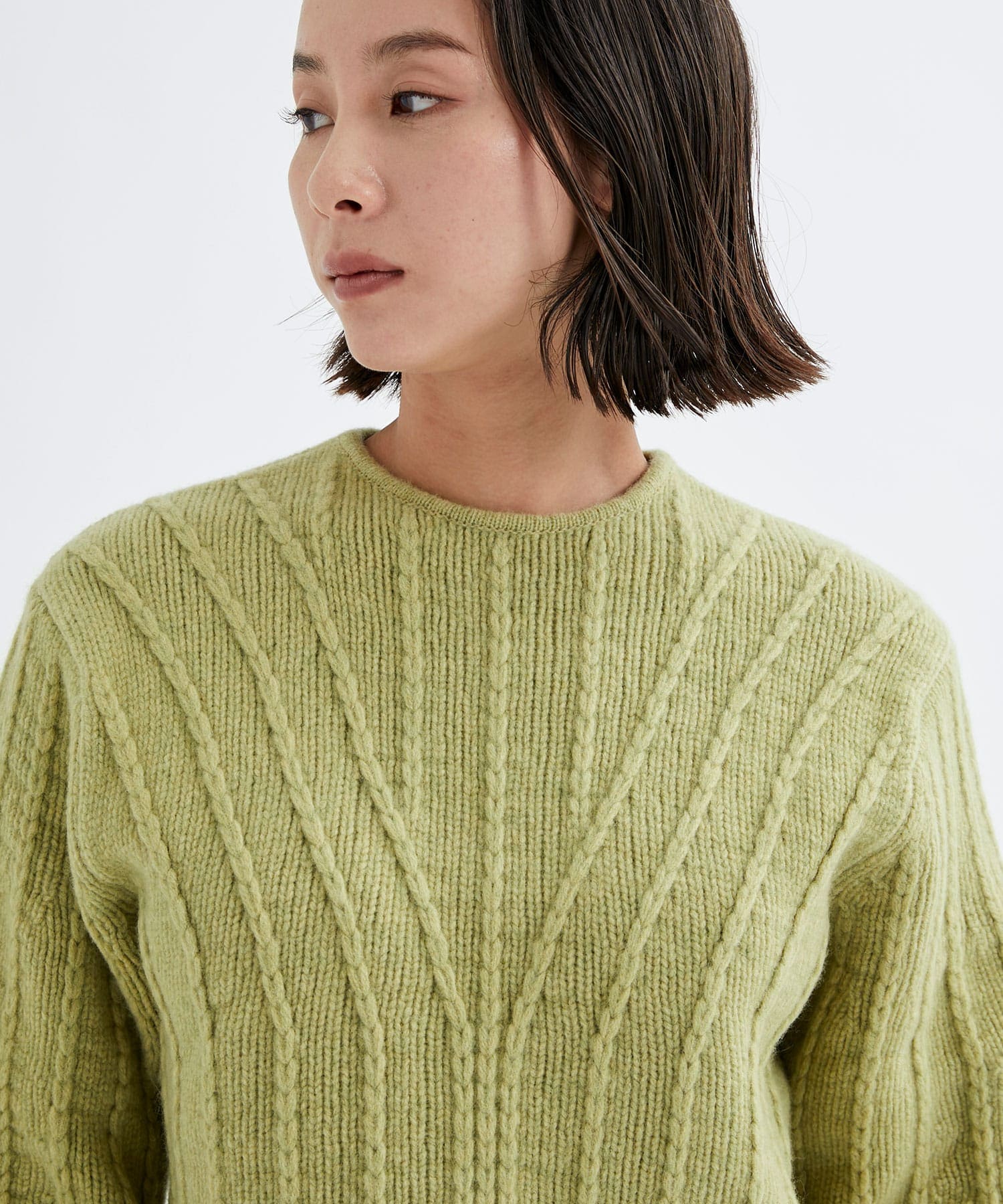 EX.Evelina knit GR(1 GREEN): AKIRANAKA: WOMEN｜THE TOKYO ONLINE STORE
