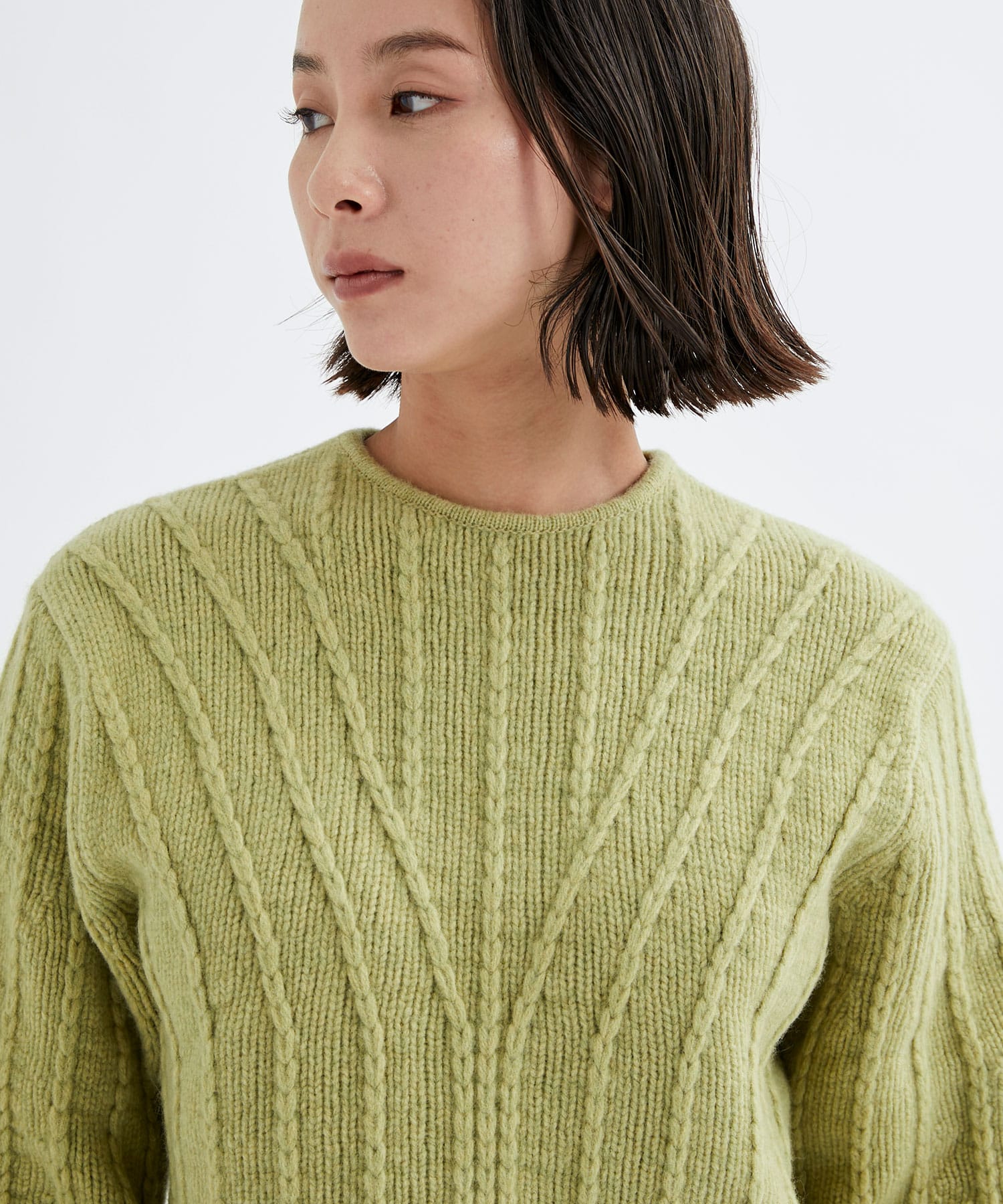 Evelina knit PO AKIRANAKA EX.AW2324-GR 別注