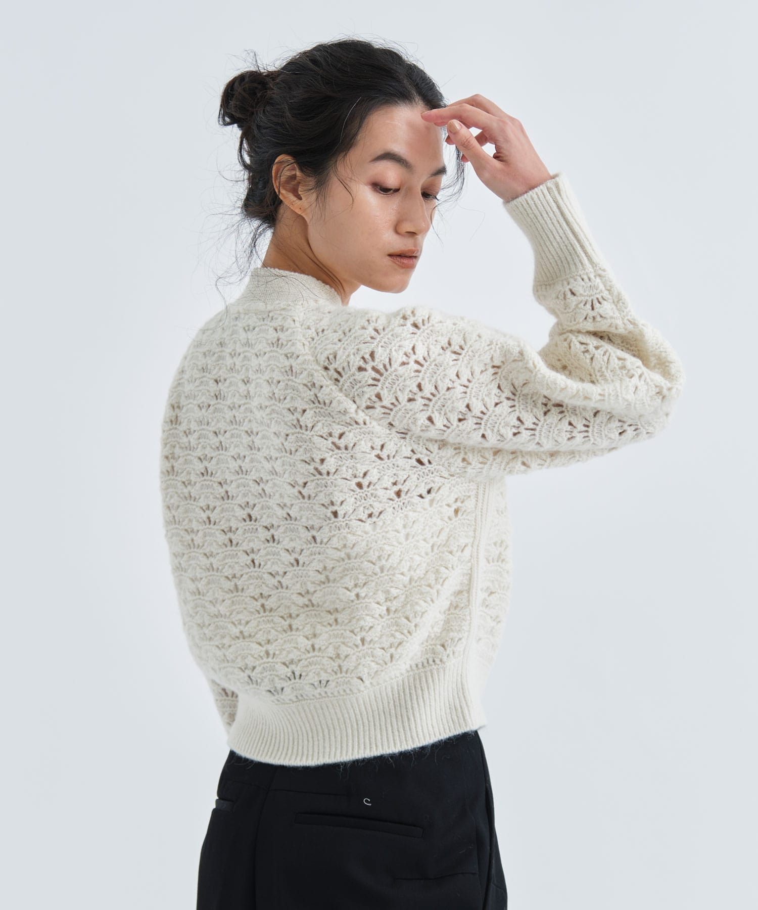 CROCHET BLOUSON CARDIGAN(36 OFF WHITE): PHOTOCOPIEU: WOMEN｜THE