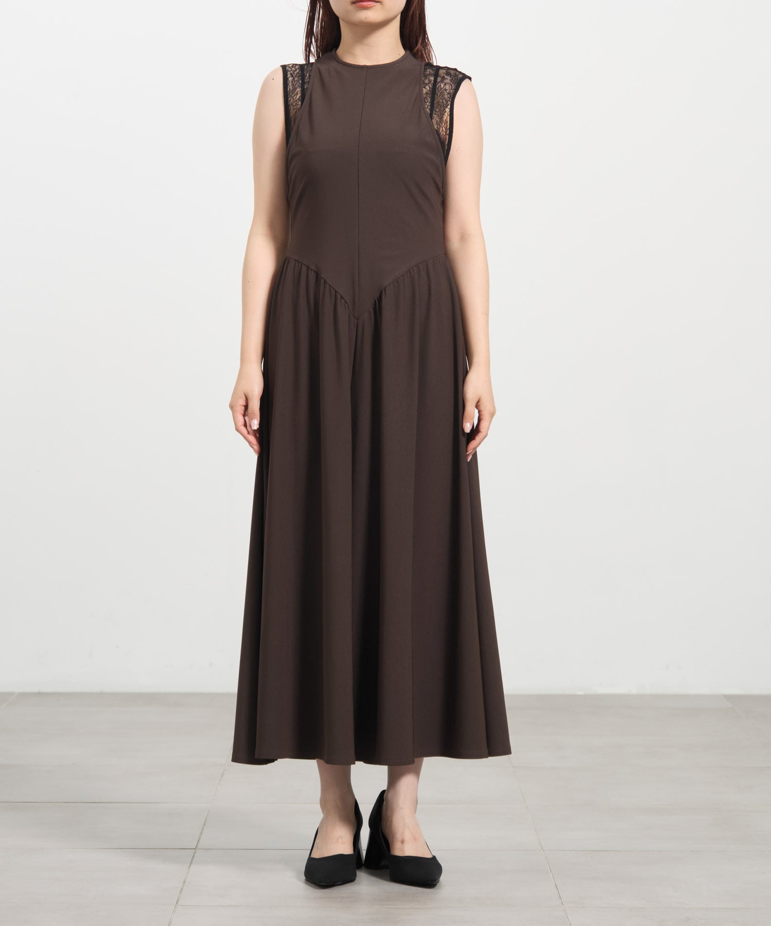 別注 LAYERED TANK DRESS FETICO