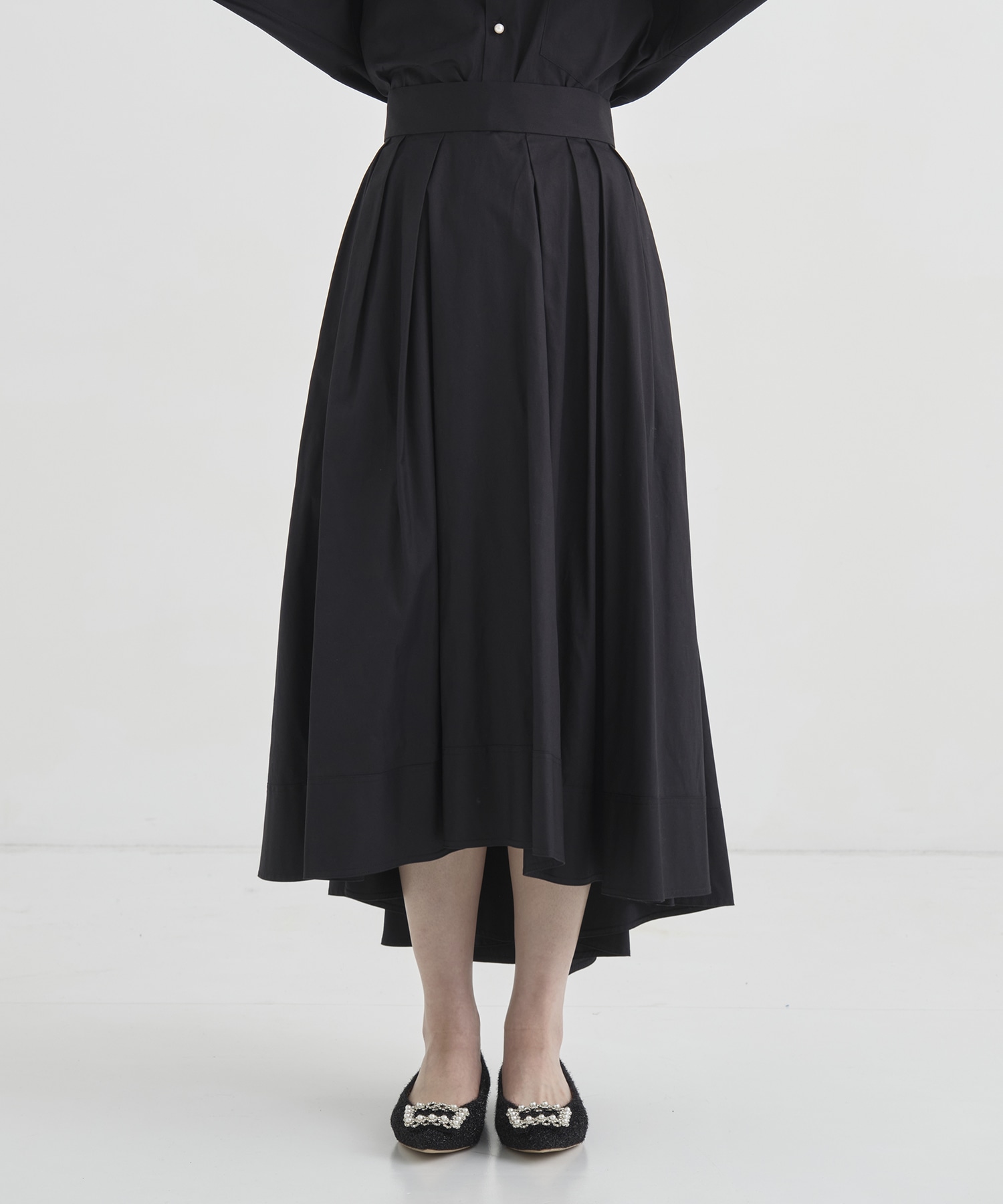 TUCK VOLUME SKIRT for THE TOKYO MADISONBLUE