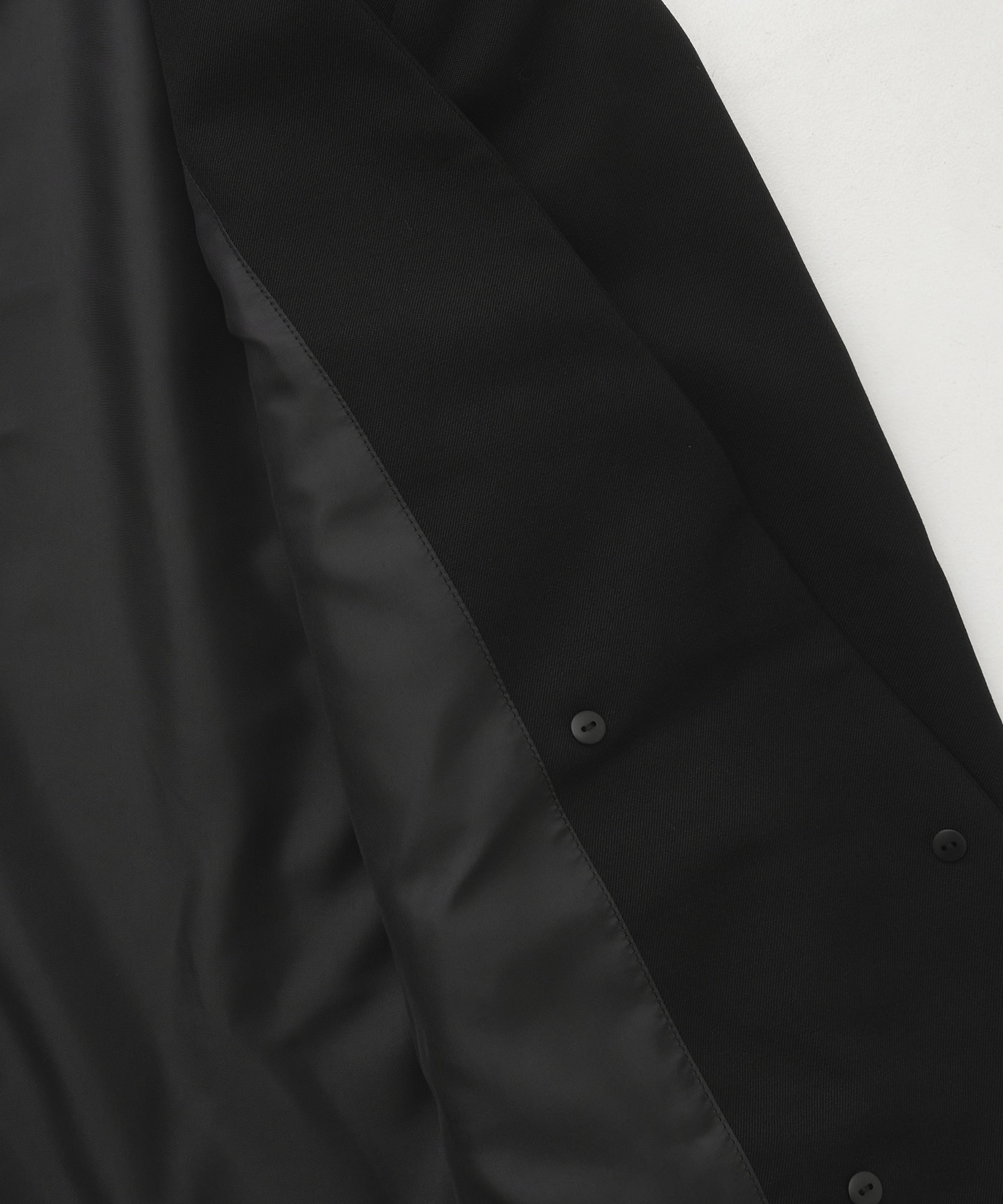 BLACK FORMAL NO COLLAR JACKET 