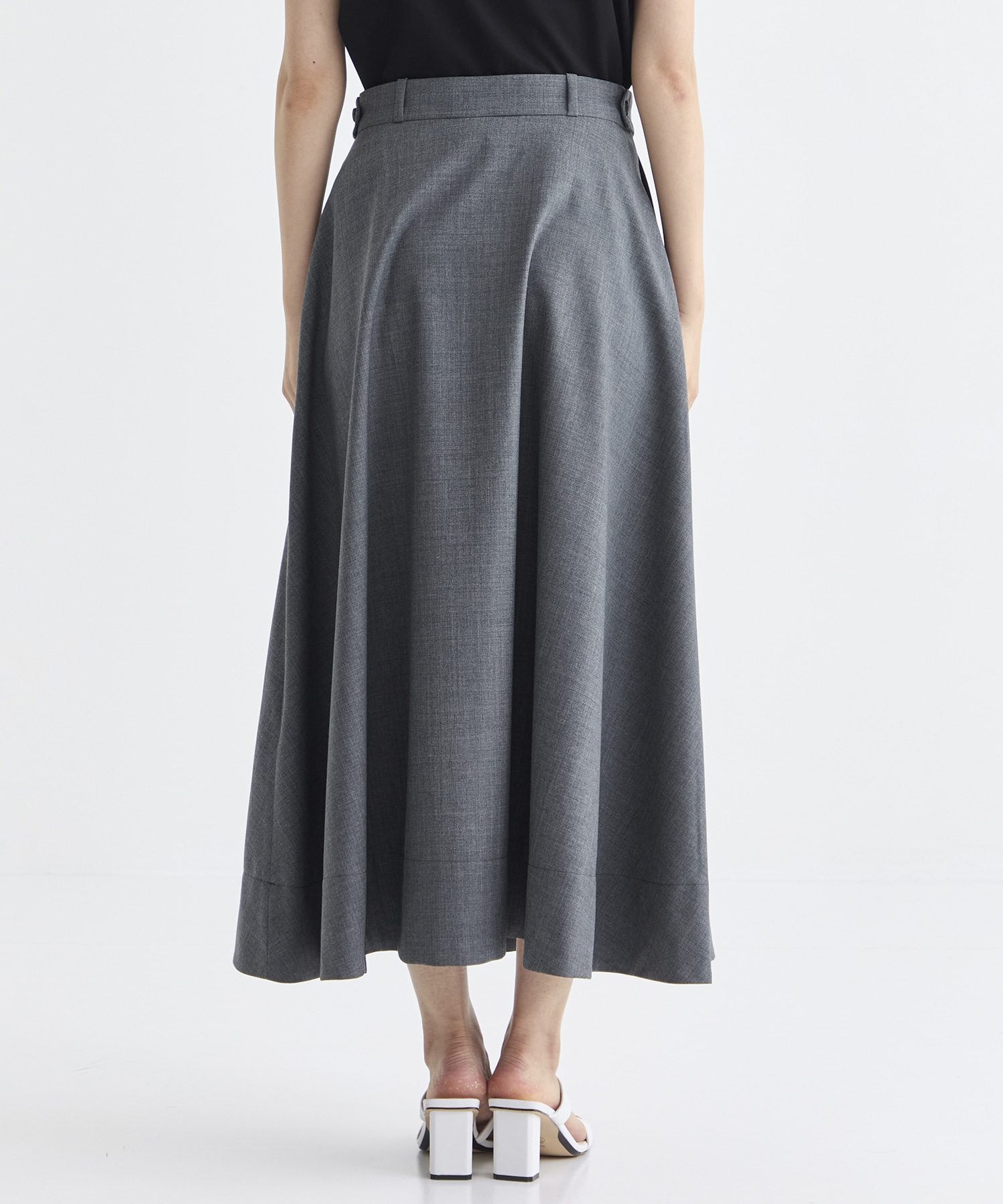 Light Washable Flare Skirt THE TOKYO