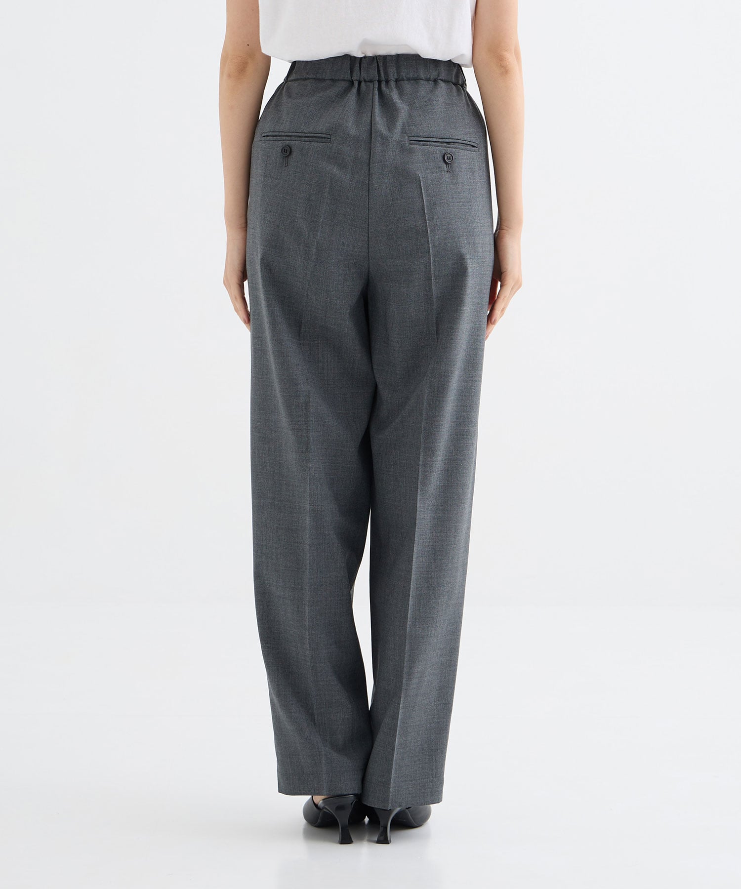 Light Washable Easy Front Tuck Pants THE TOKYO