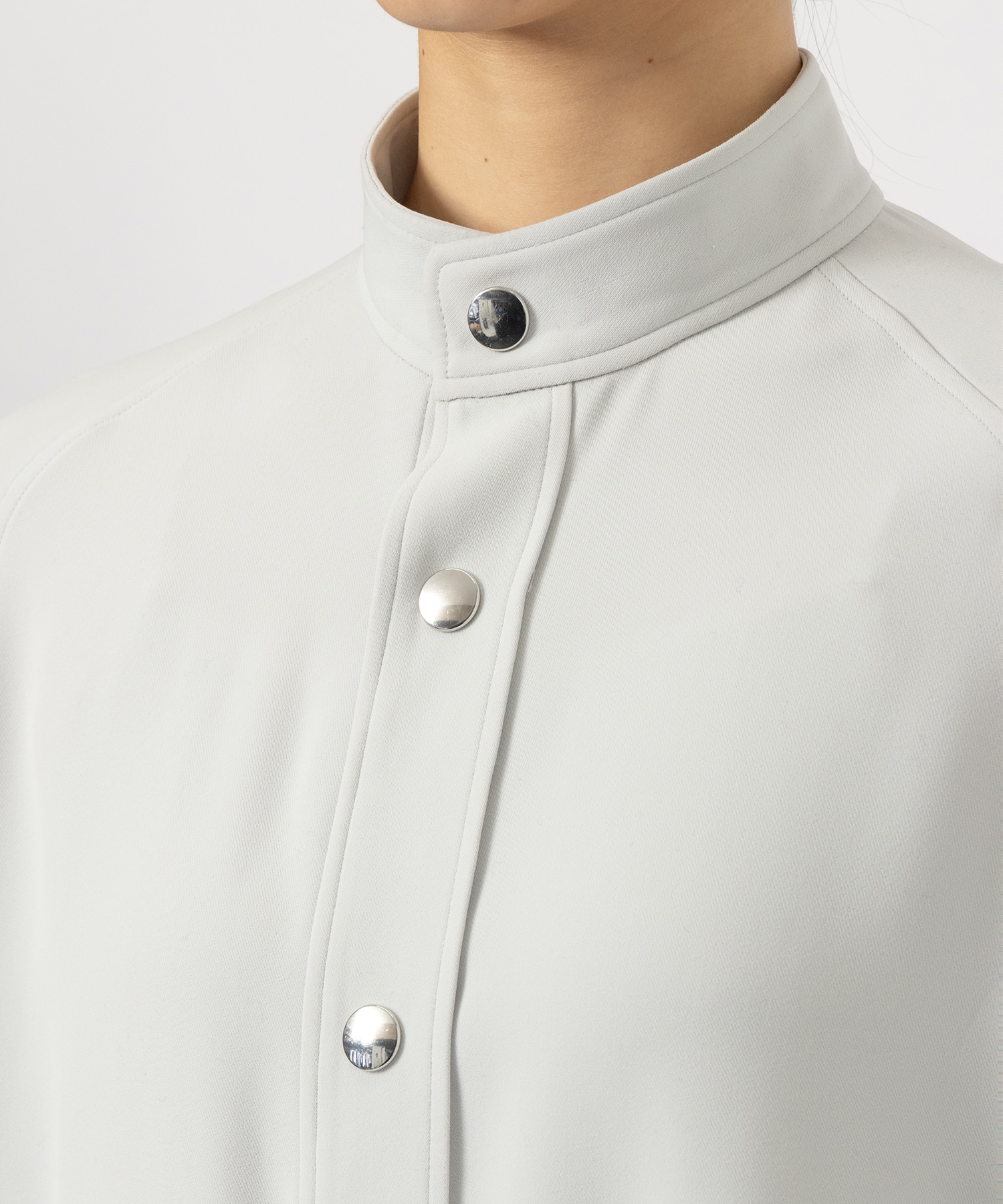 RERACS STAND COLLAR RAGLAN SHIRT THE RERACS