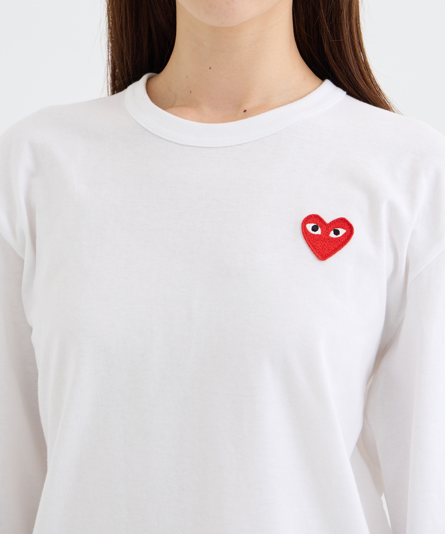 T-SHIRT RED EMBLEMRED HEART PLAY Comme des Garcons