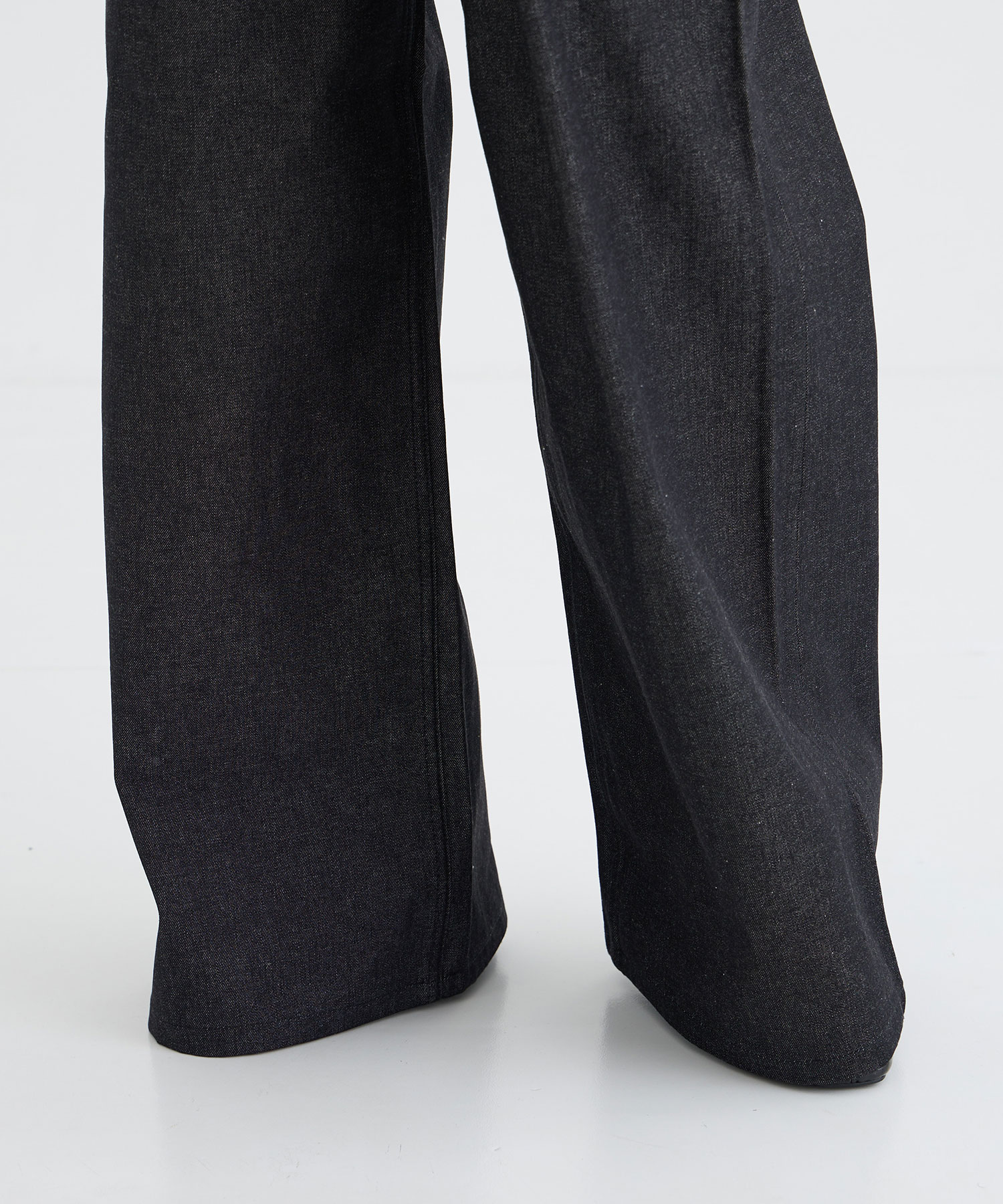 RIGID DENIM WIDE PANTS JOHN LAWRENCE SULLIVAN