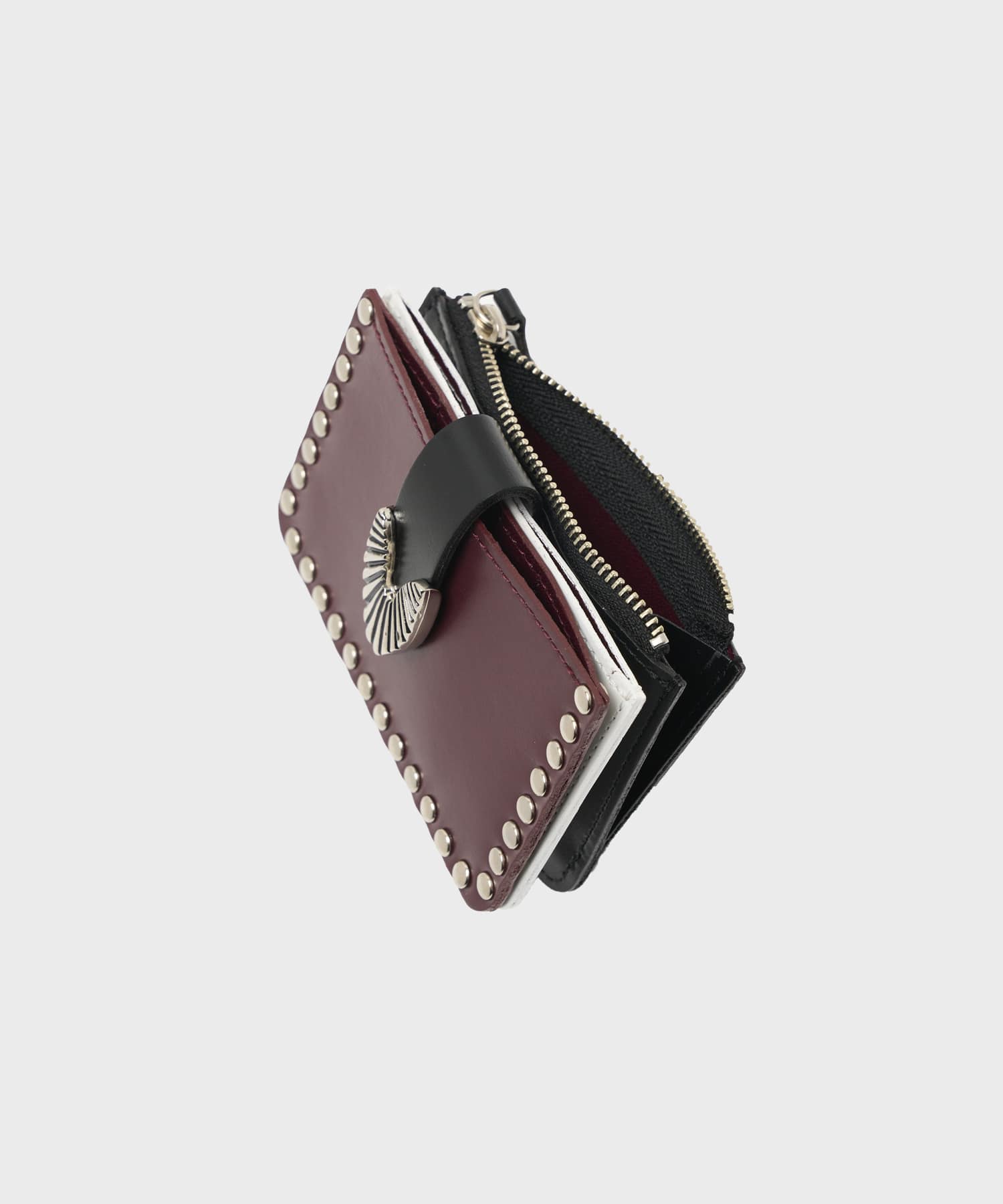 Leather wallet studs small TOGA PULLA