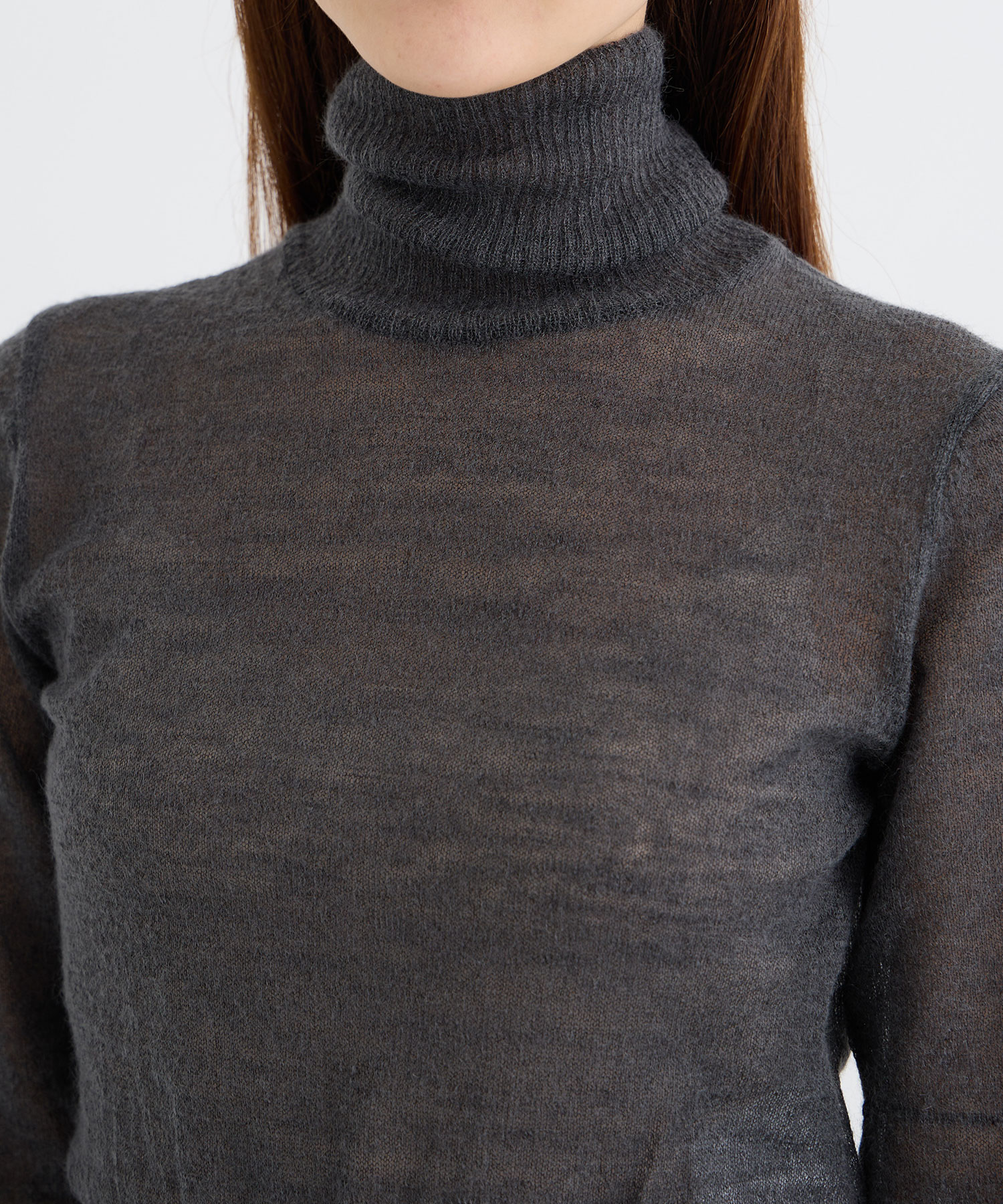 MOHAIR HI-NECK SWEATER JOHN LAWRENCE SULLIVAN