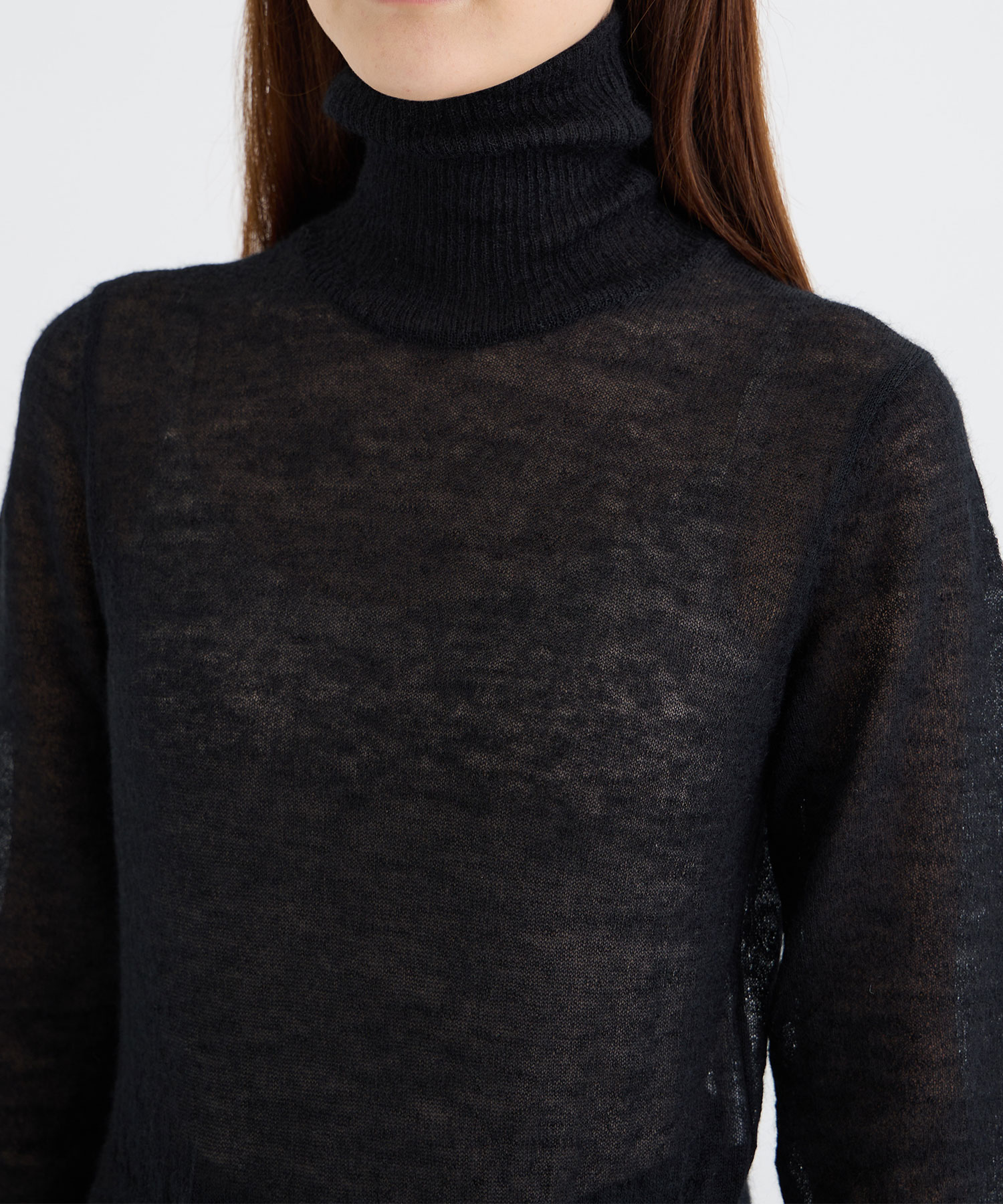 MOHAIR HI-NECK SWEATER JOHN LAWRENCE SULLIVAN