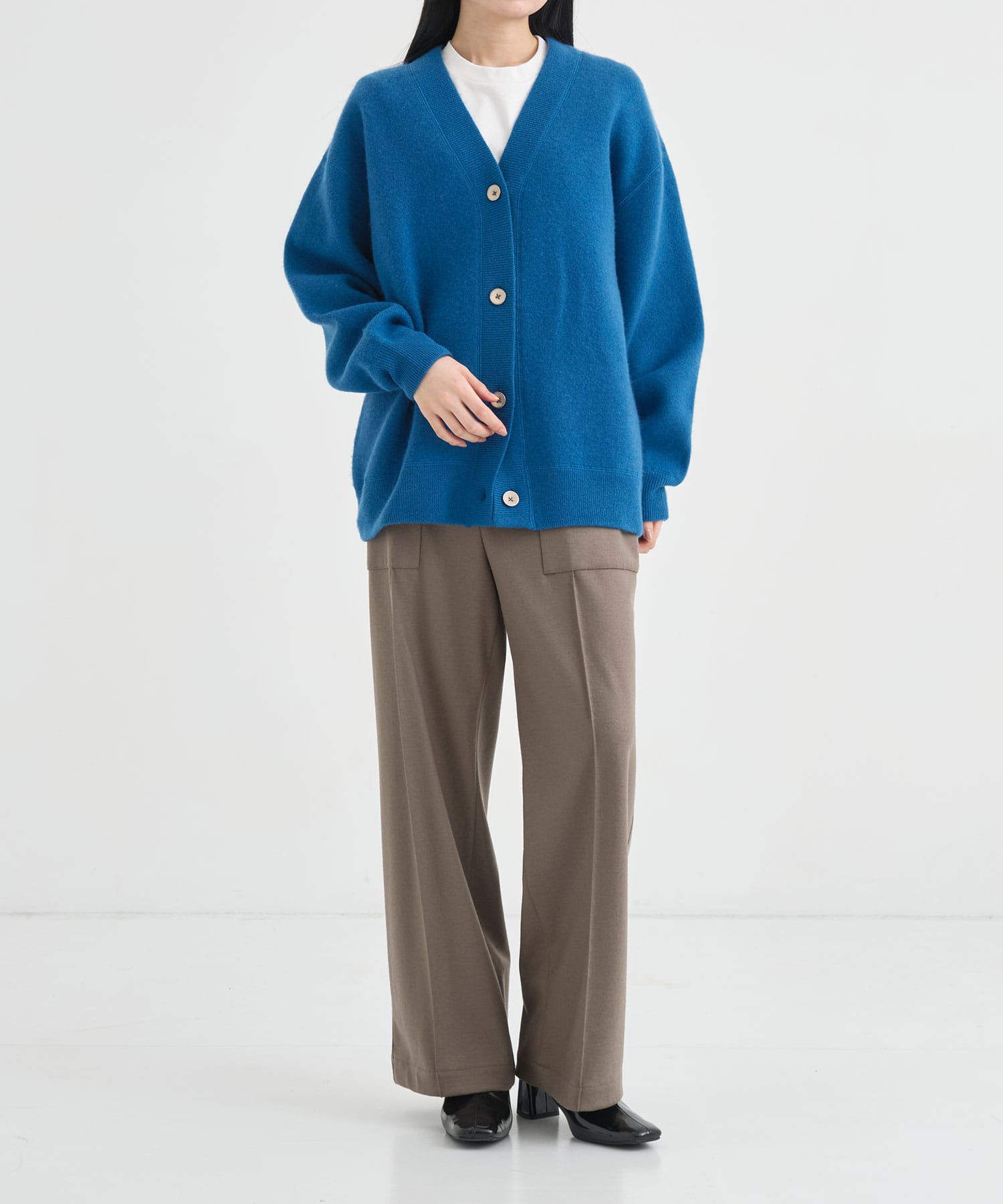 CASHMERE REVERSIBLE CARDIGAN THE TOKYO