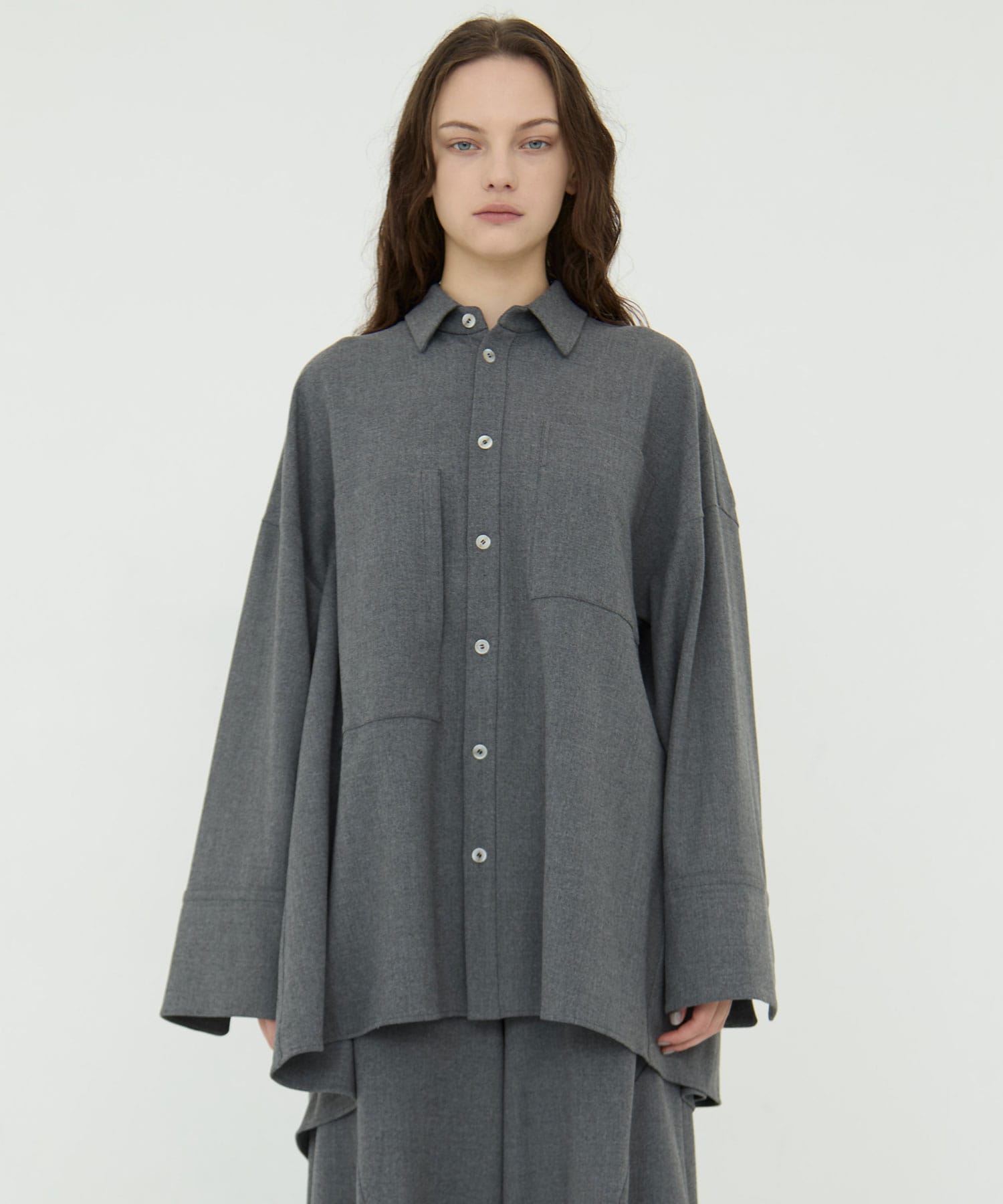 wide-sleeves shirt nagonstans