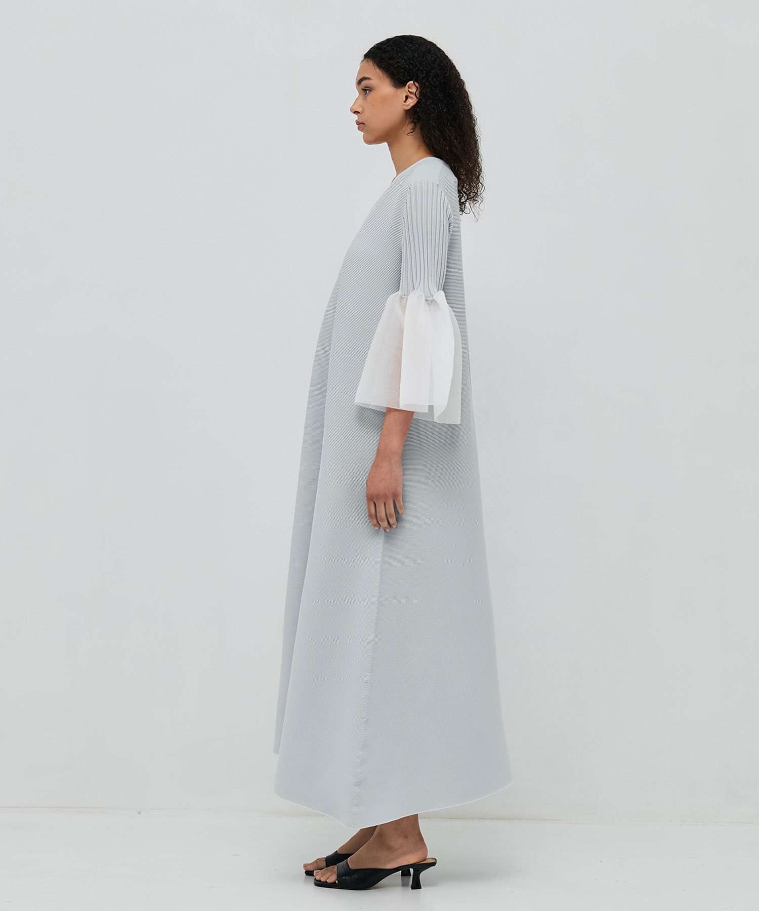POTTERY LUCENT LONG BELL SLEEVE FLARE DRESS CFCL