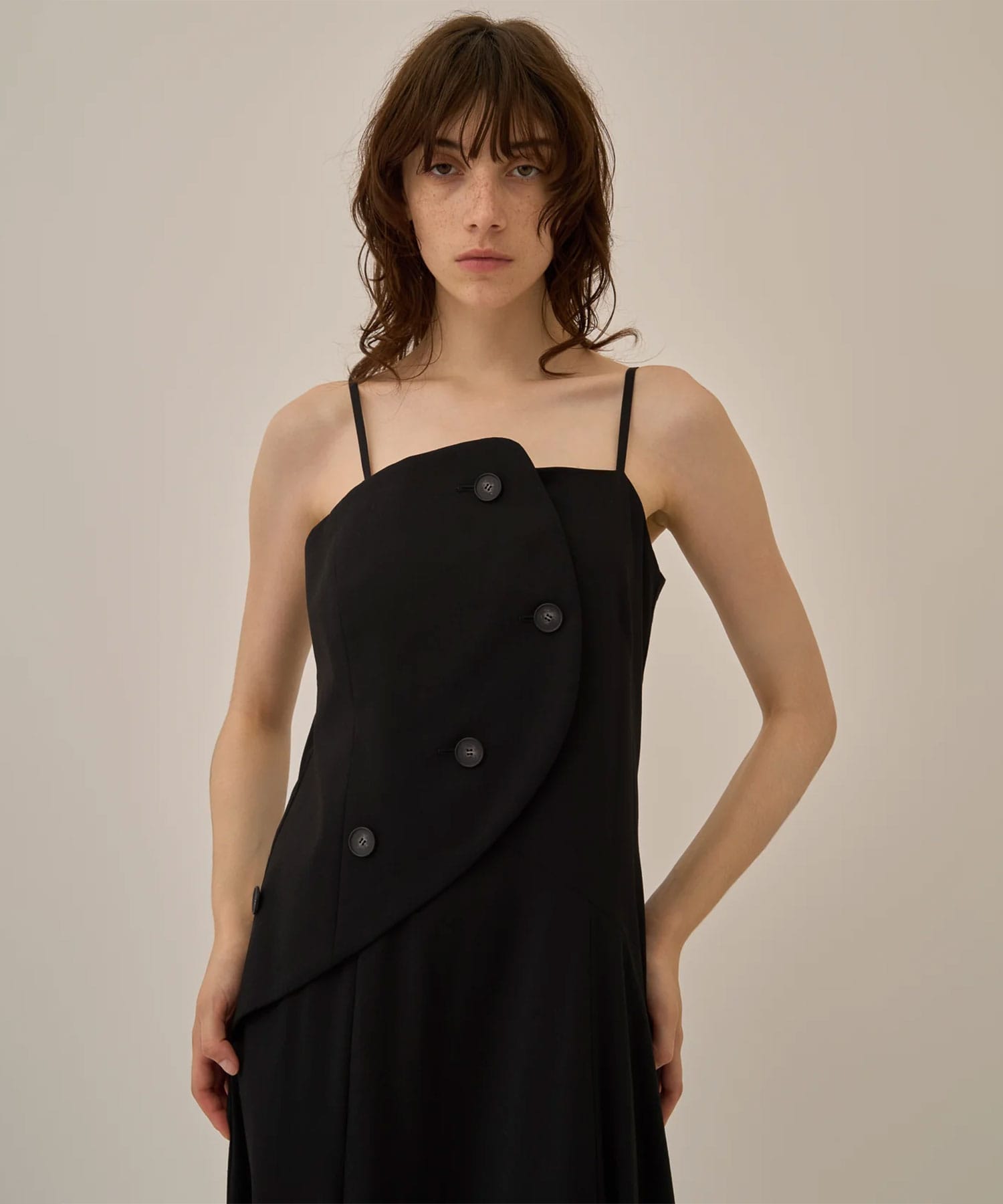 Nicole slip dress BK AKIRANAKA