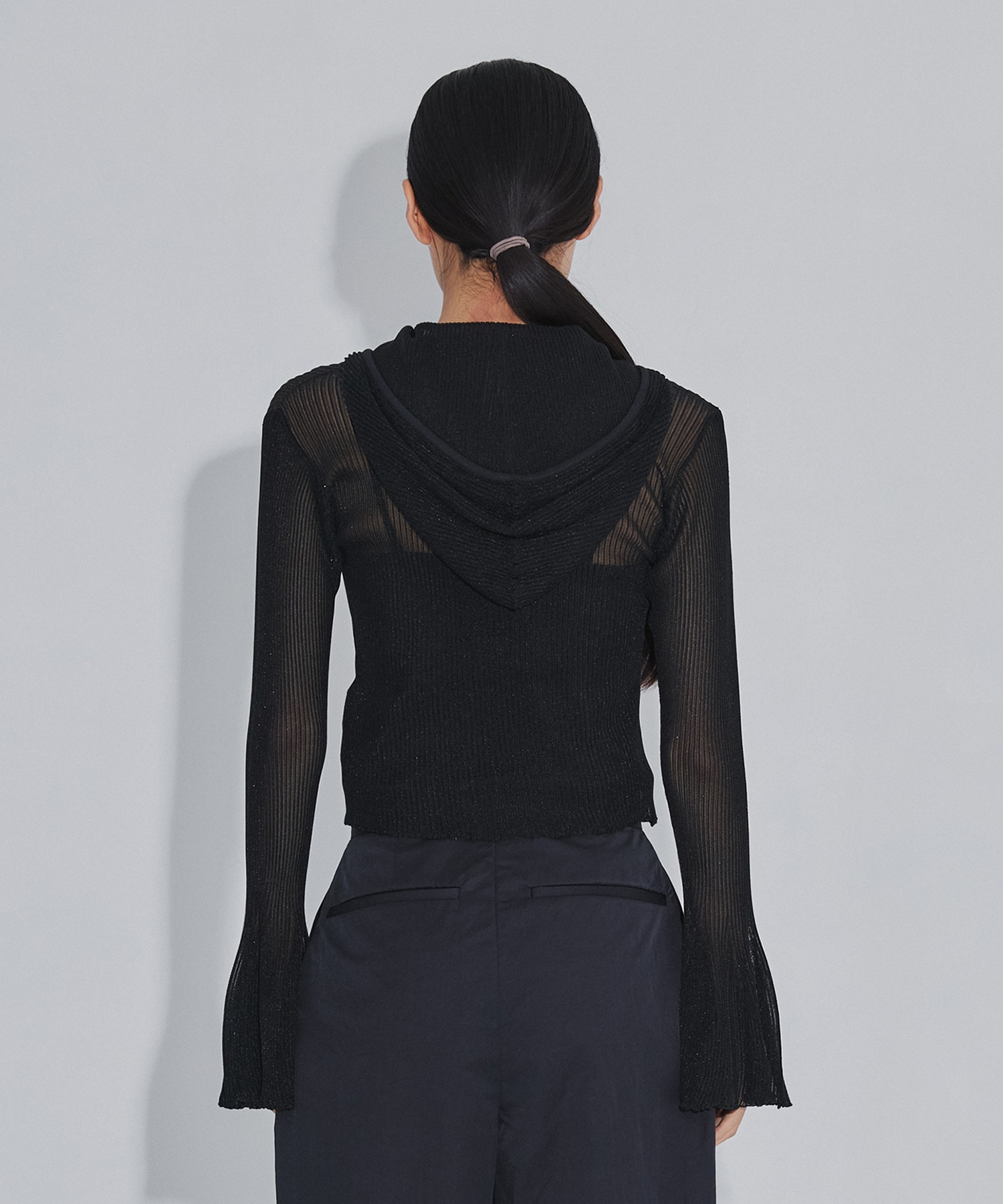 HYPHA LUCENT GLITTER HOODIE JACKET CFCL