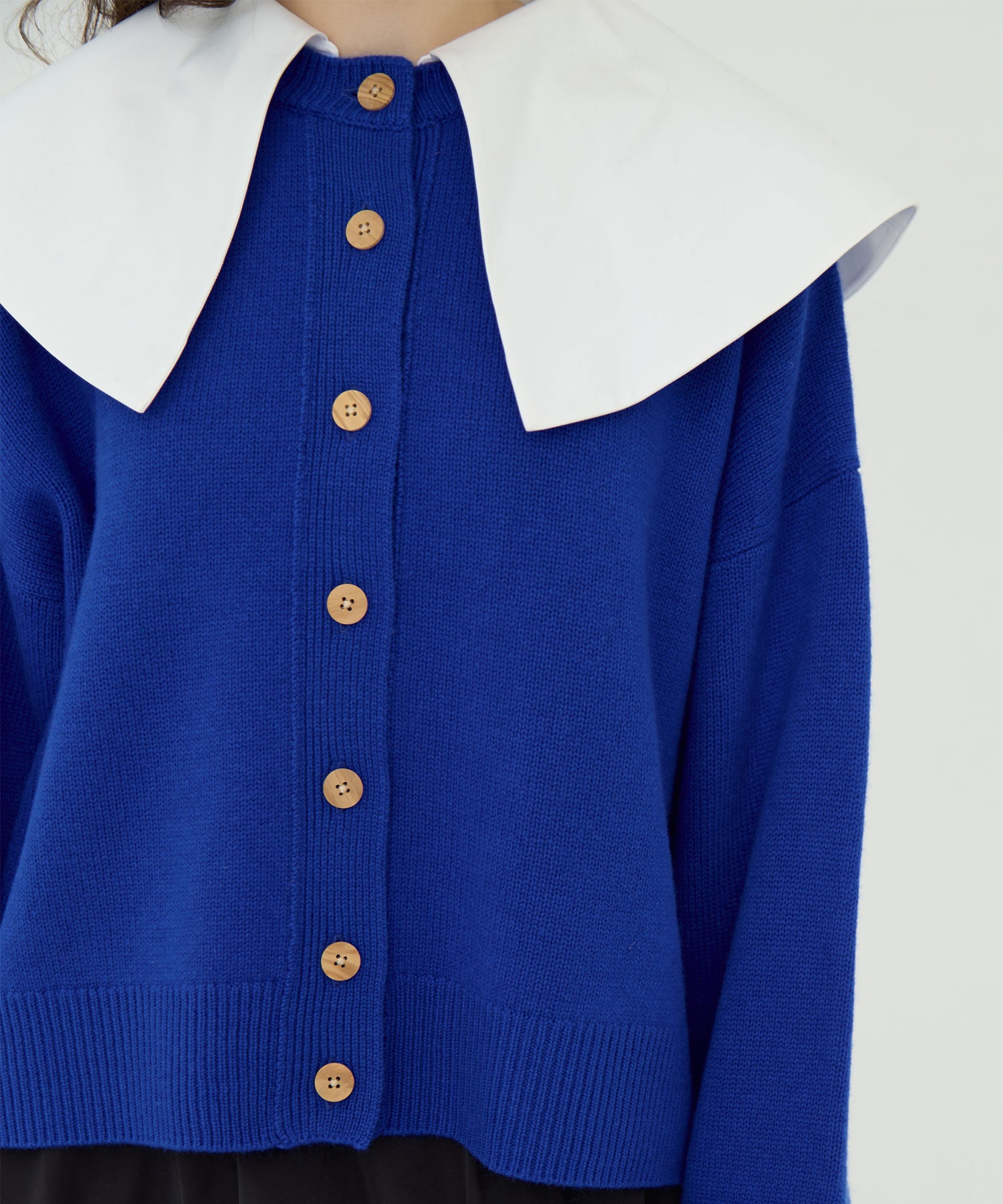 CLASSICAL COLLAR CARDIGAN ENFOLD