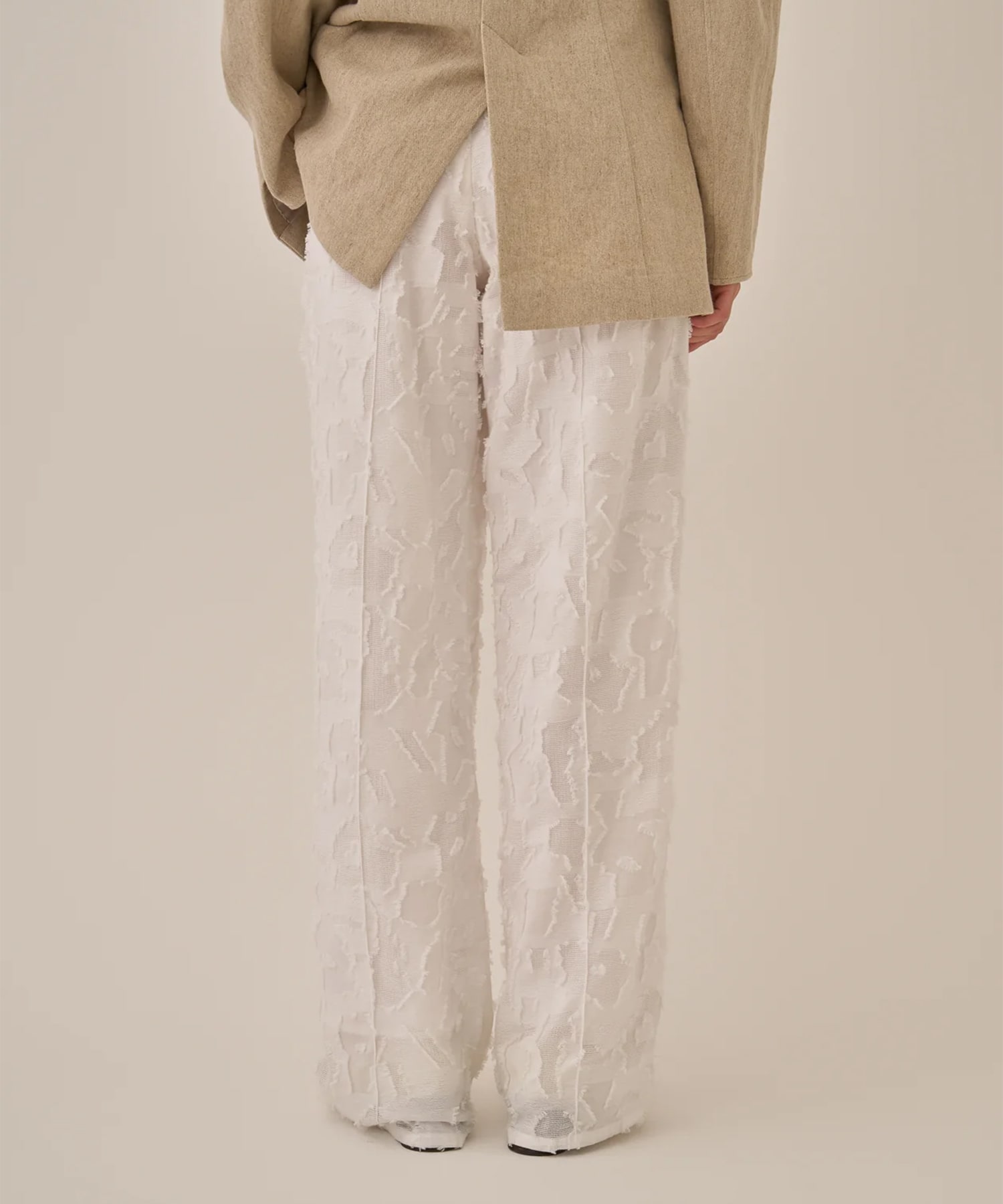 Block flower pants WH AKIRANAKA