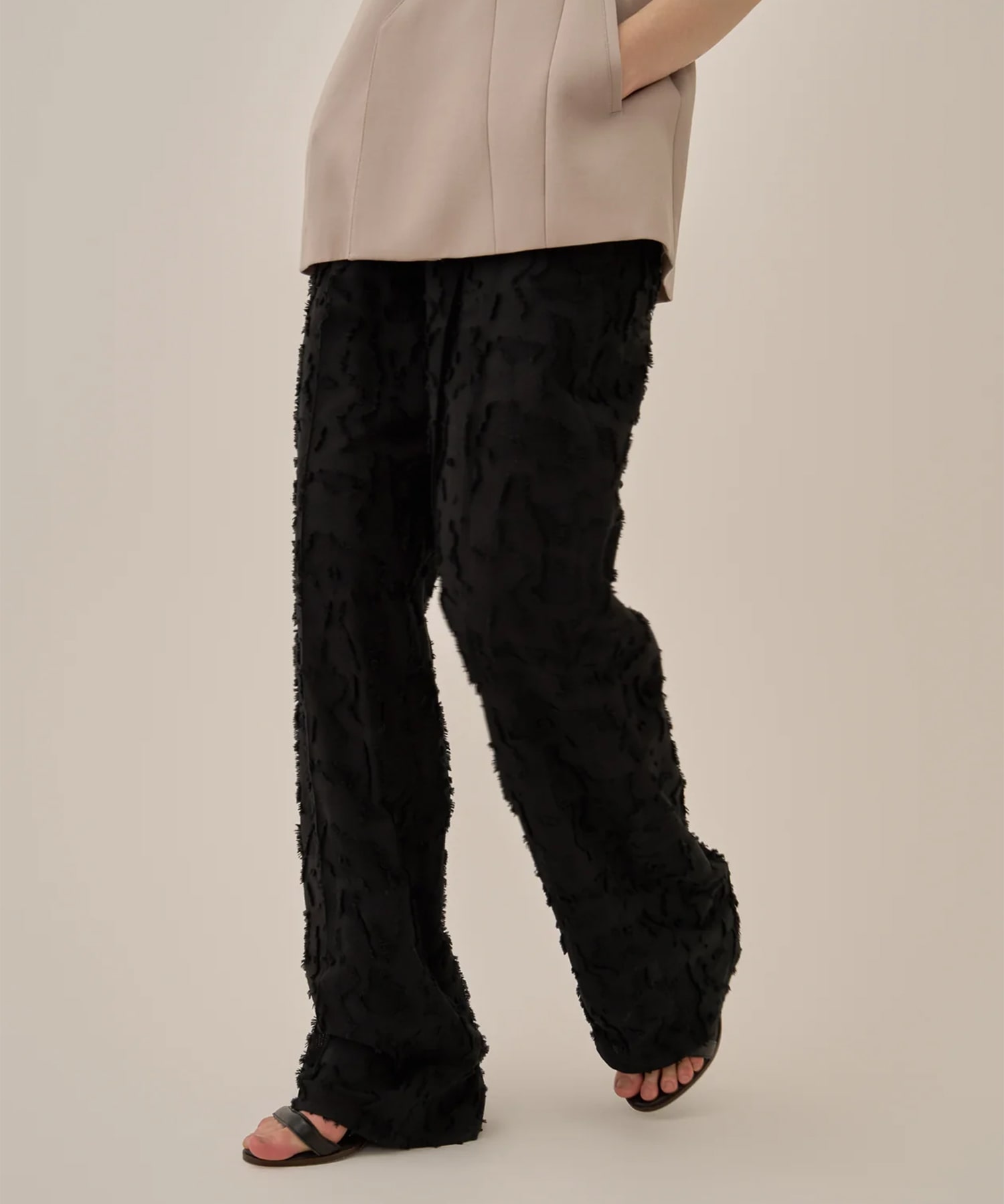 Block flower pants BK AKIRANAKA