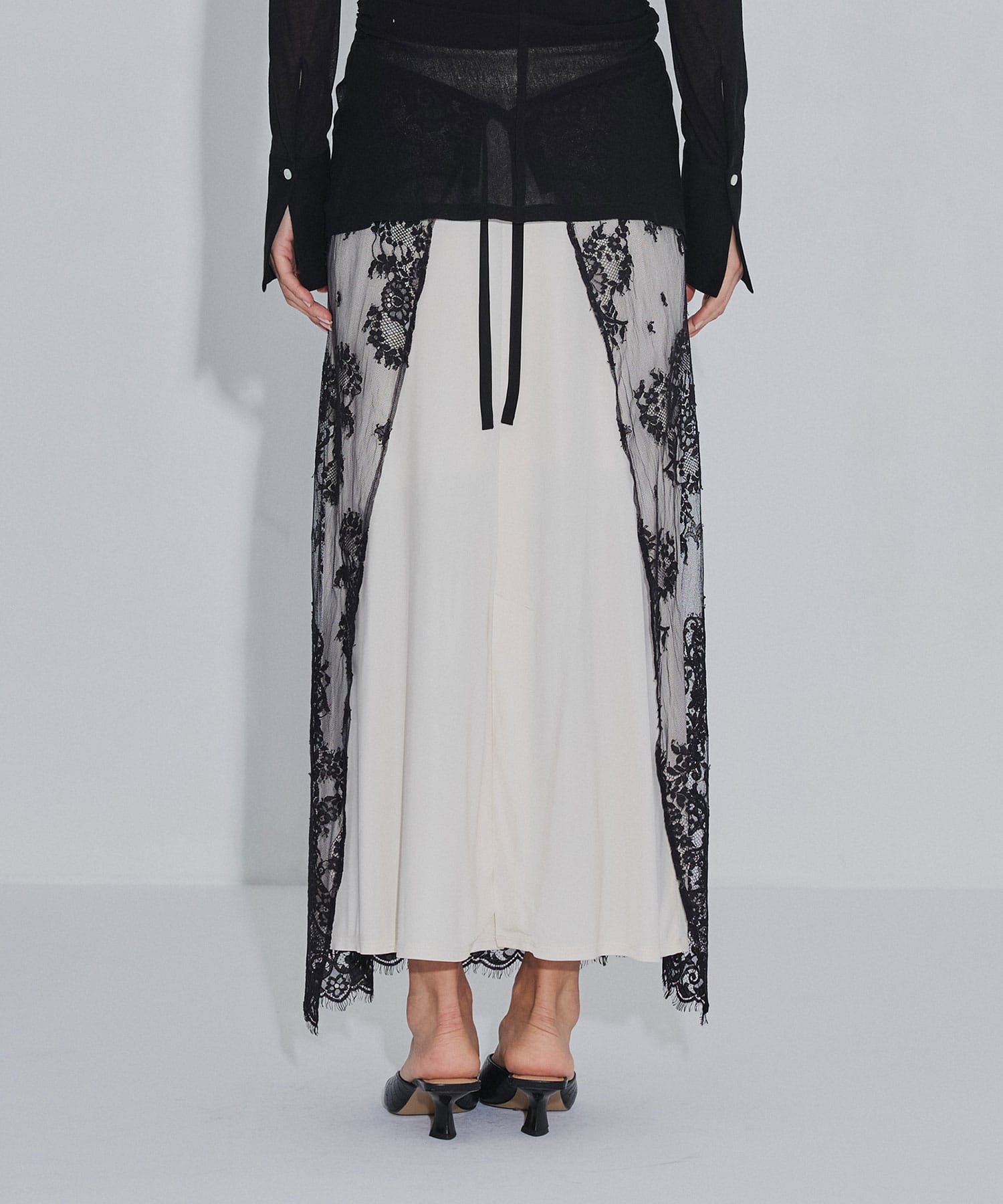 EMBROIDERED LACE SKIRT FETICO