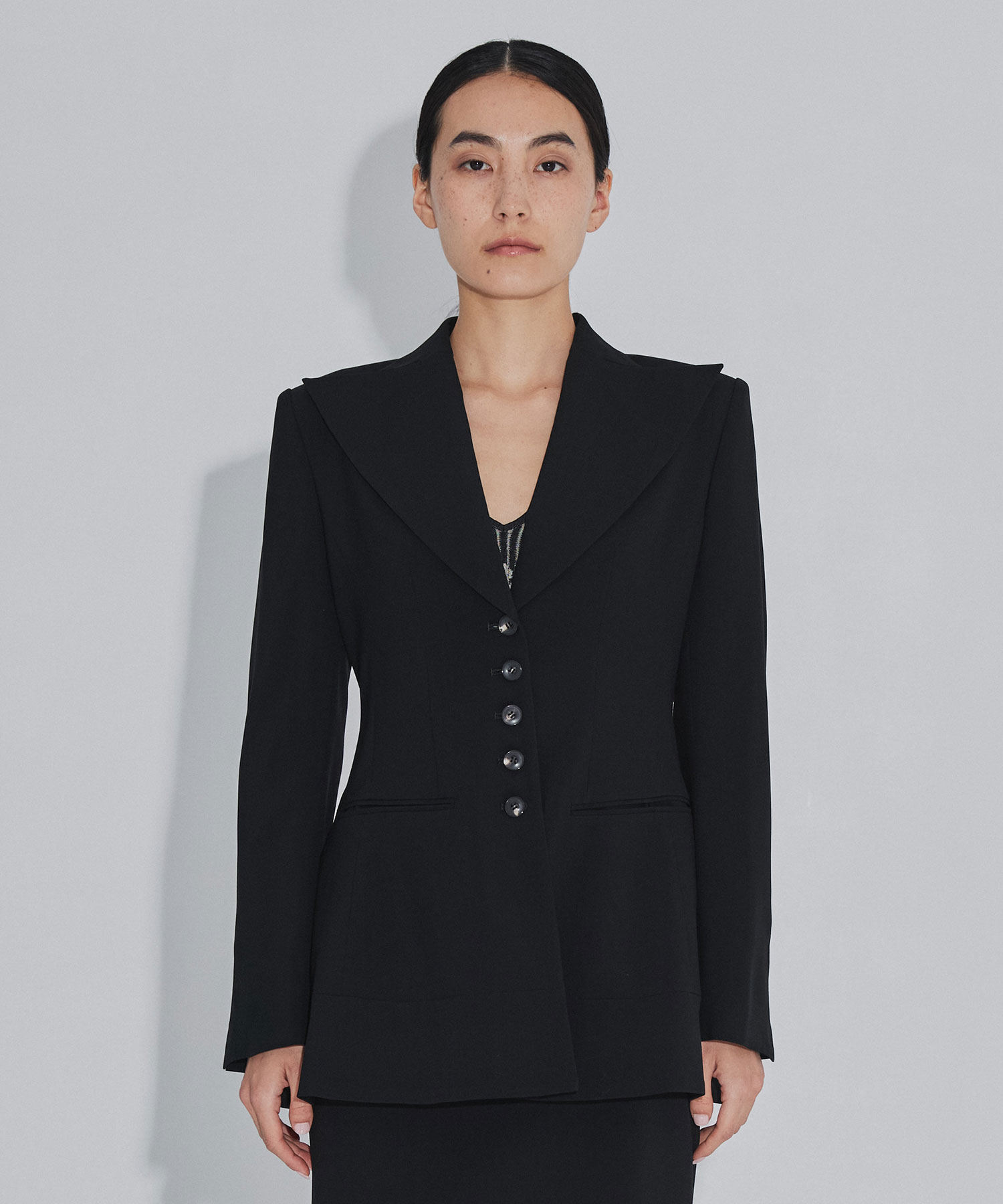 PLEATED PANEL JACKET FETICO