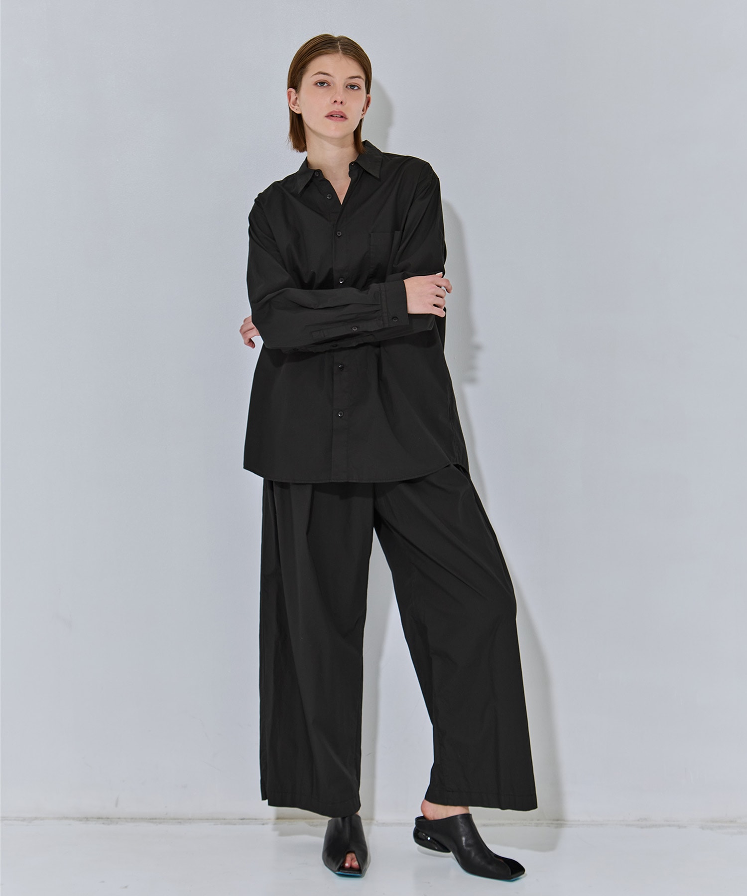 NATURAL DYED COTTON LAWN STANDARD SHIRT ATON