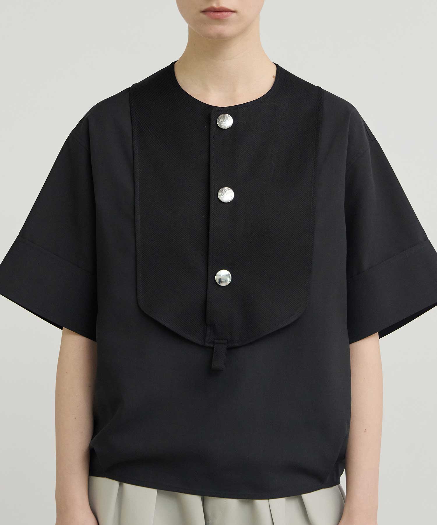 RERACS BIBIFRONT SHIRT SHORT SLEEVE THE RERACS