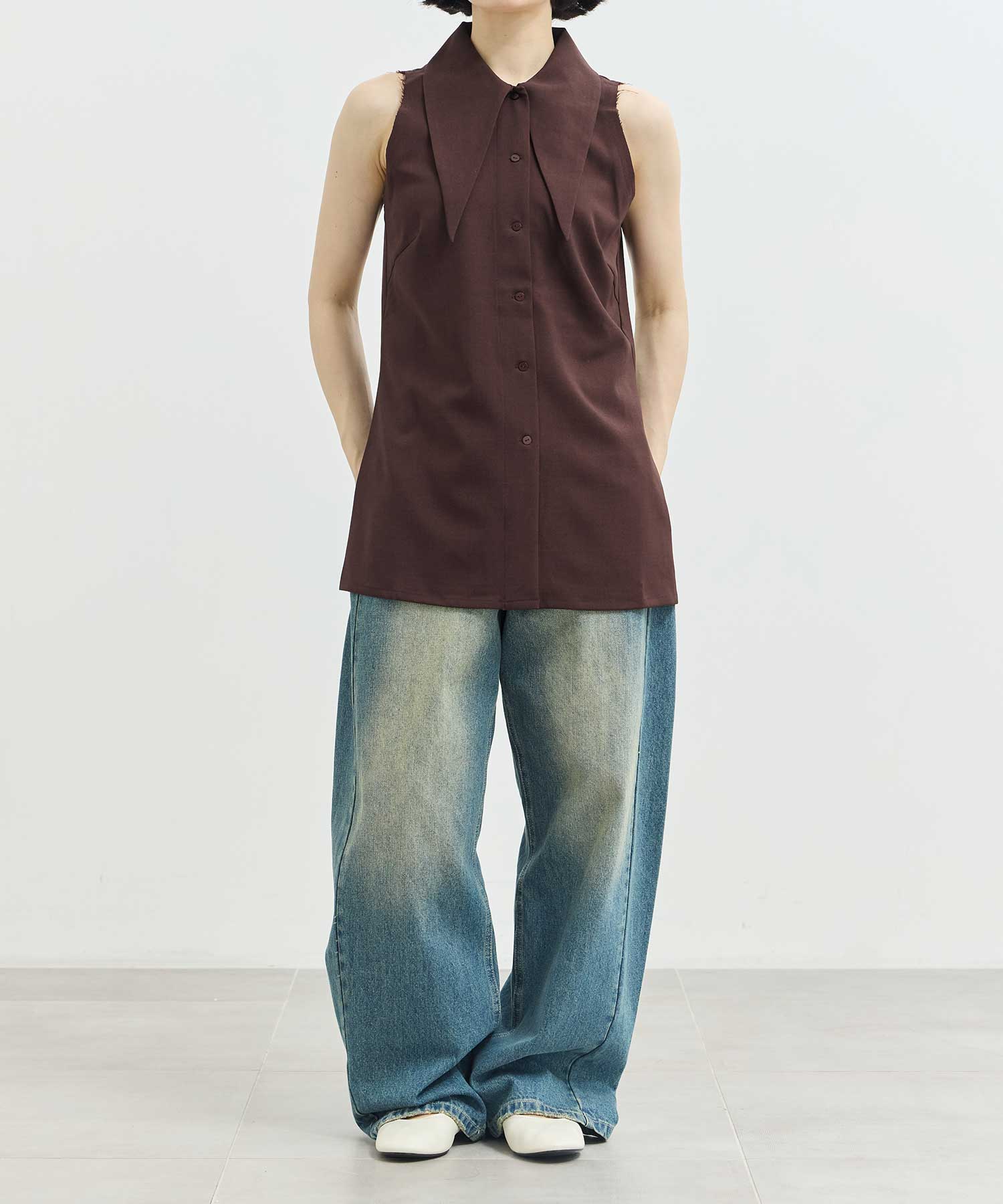 big collar blouse Louren