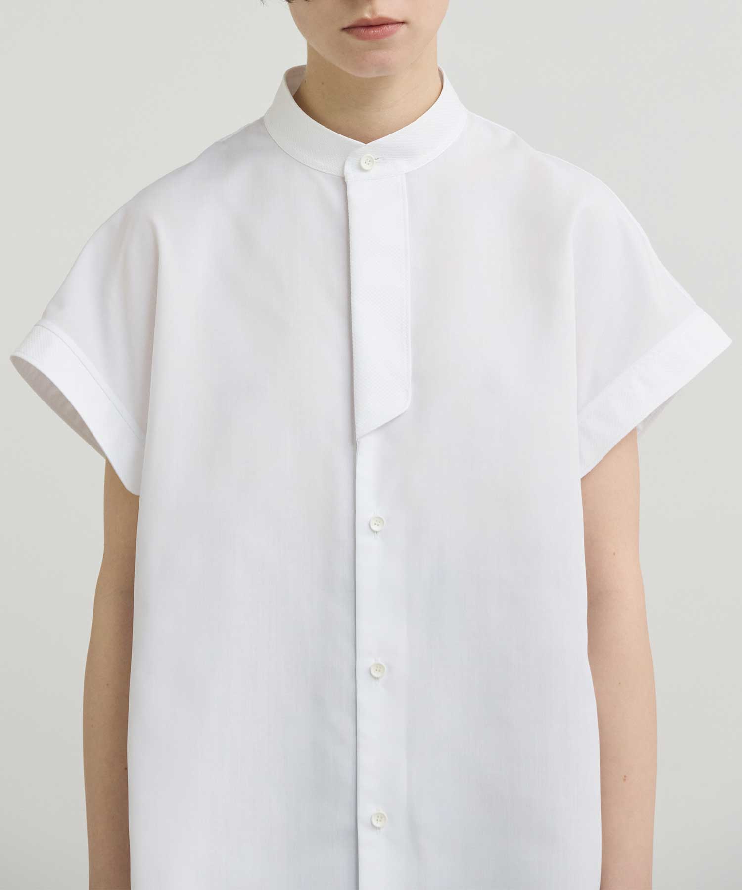 THE PLACKET A LINE SHIRT SLEEVE LESS THE RERACS