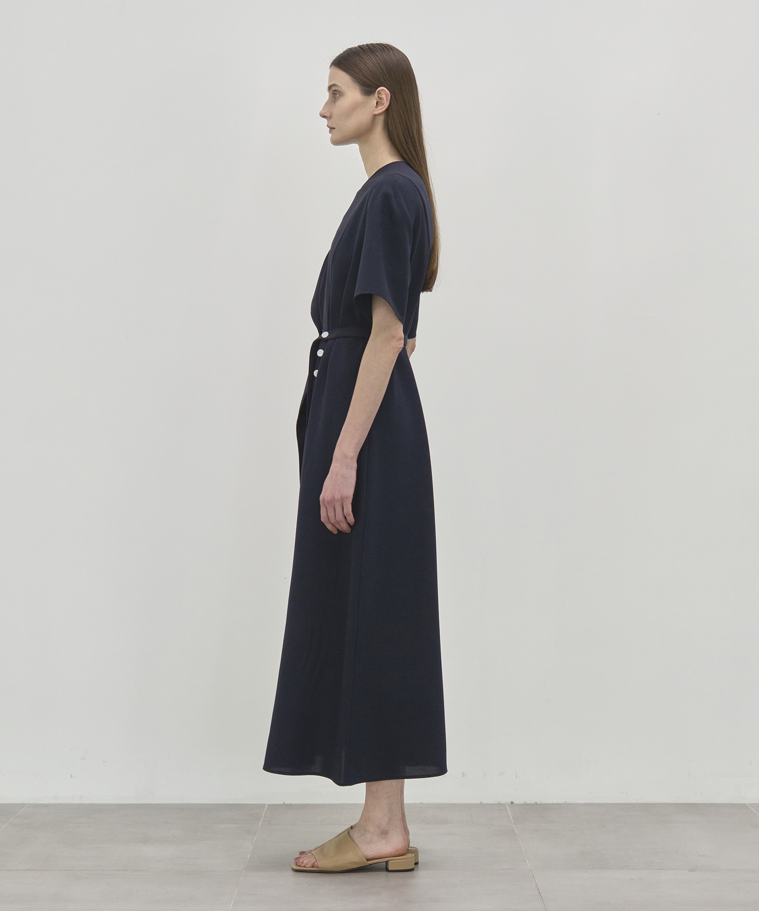 Heike combi tex jersey dress NV AKIRANAKA
