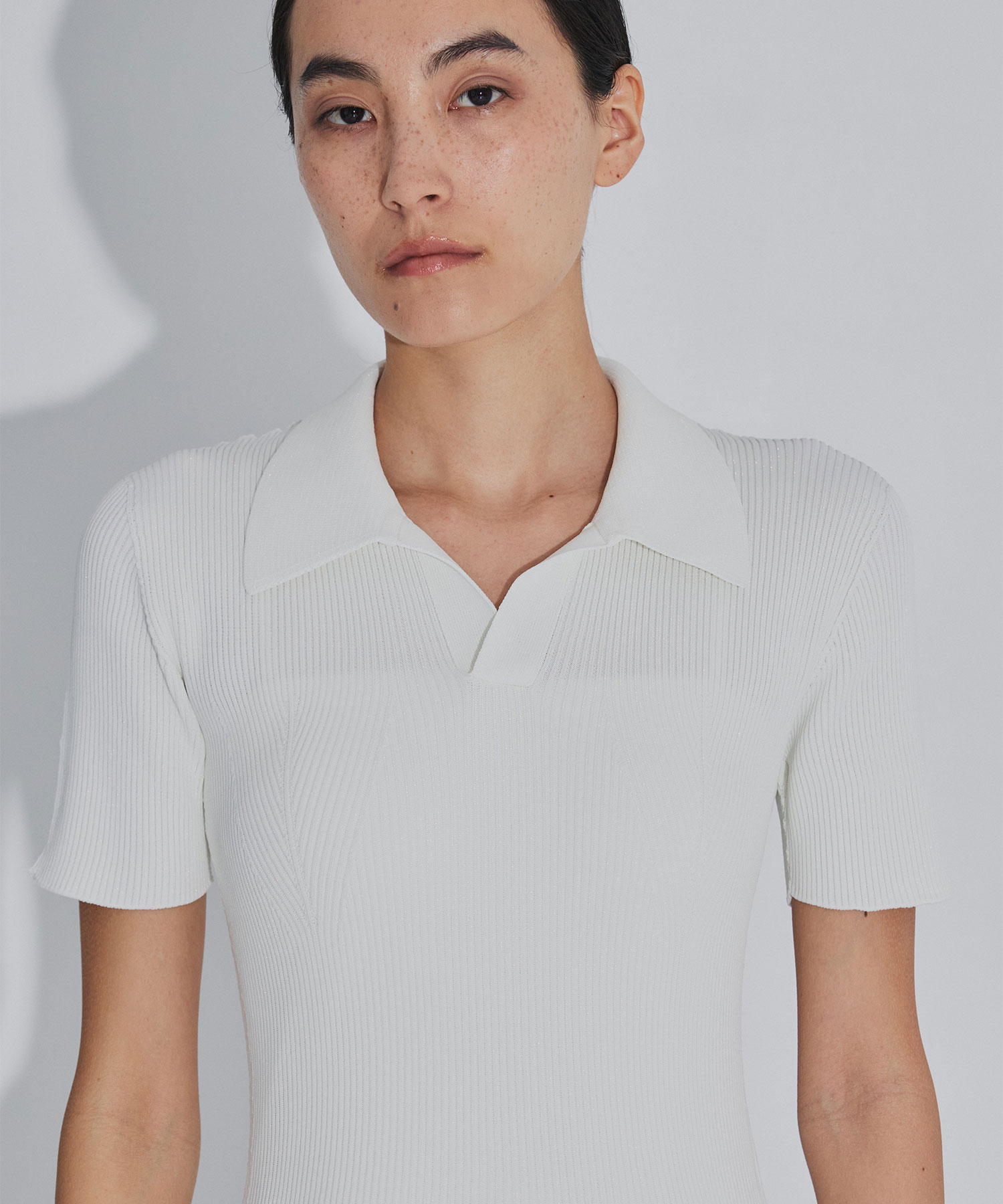 POTTERY GLITTER SHORT SLEEVE POLO DRESS CFCL