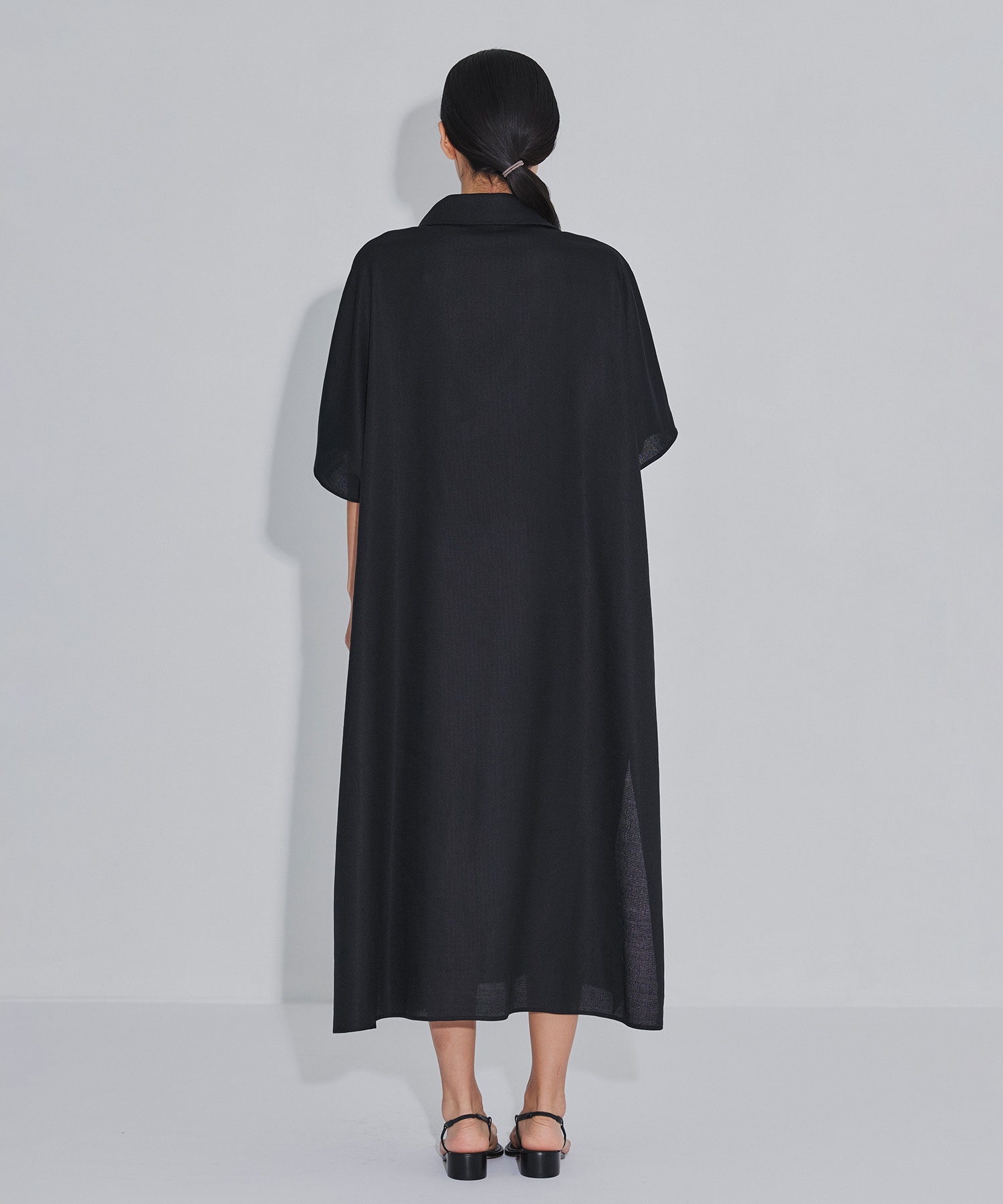 Y ITEM NAME COMPOSITION RERACS HIGH NECK ZIP UP DRESS THE RERACS