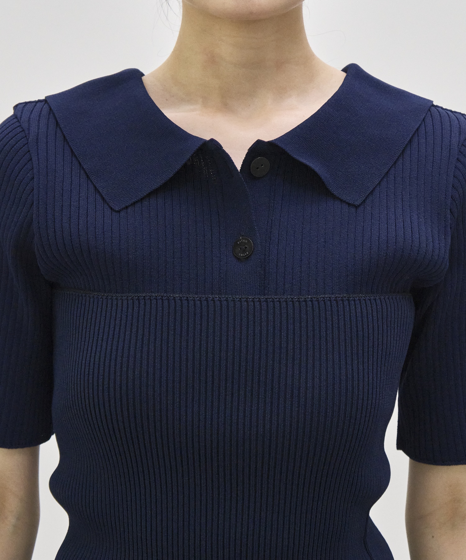 Bustier Combi  Harf Sleeve Knit Tops RITAN