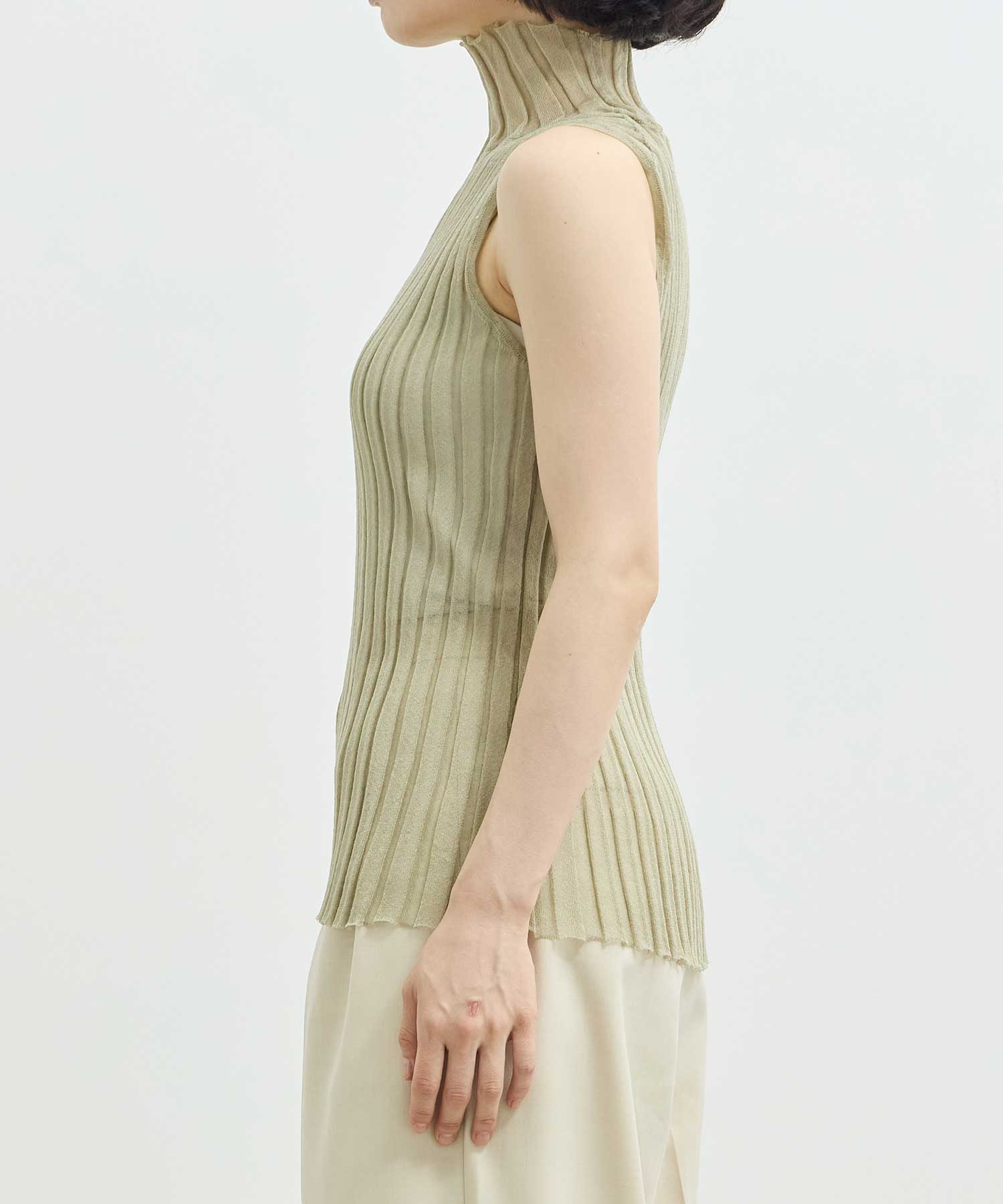 sheer turtleneck tops Louren