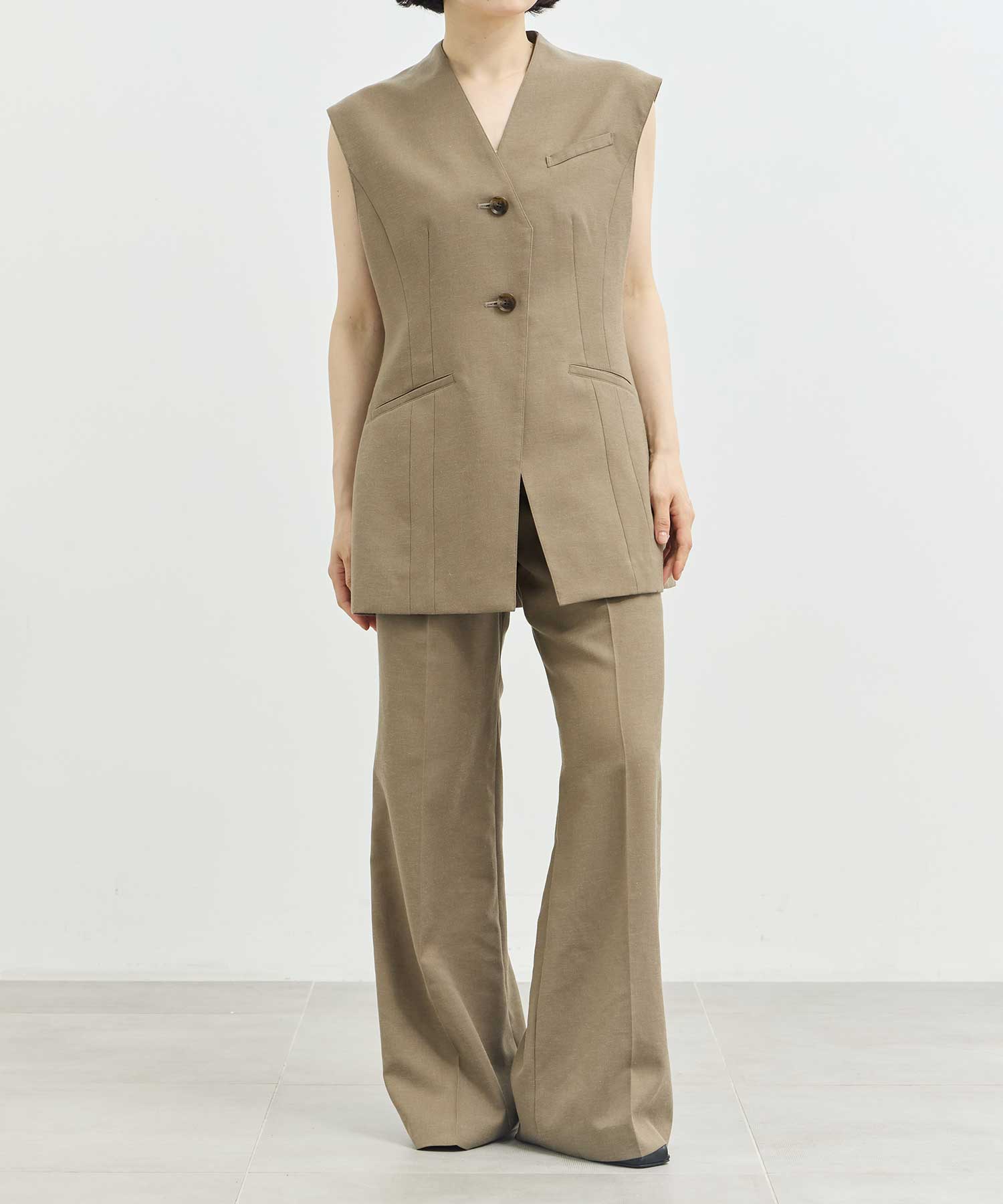 EX.Straight Flare Pants AKIRANAKA