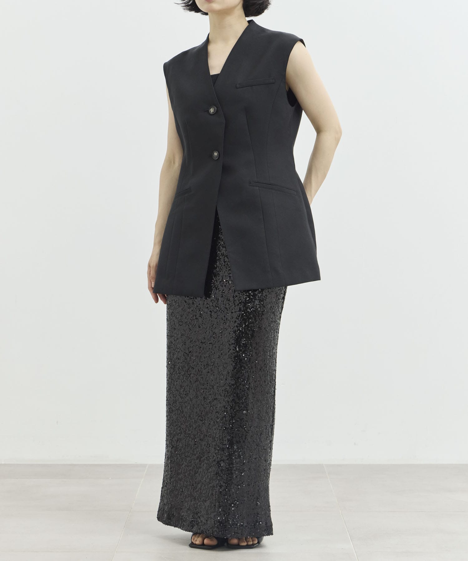 glitter pencil skirt Louren