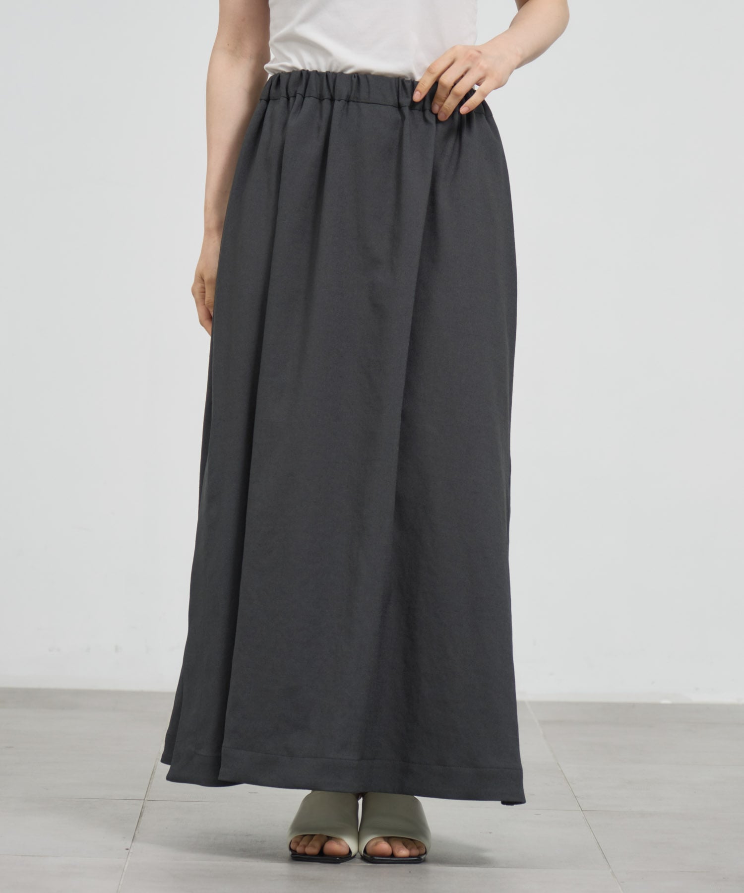Waist Gather Flare Skirt THE TOKYO