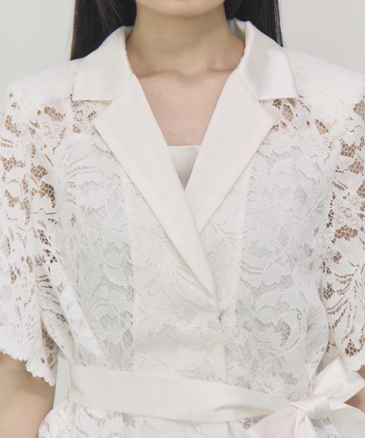 Harf Sleeve Lace Jacket THE TOKYO