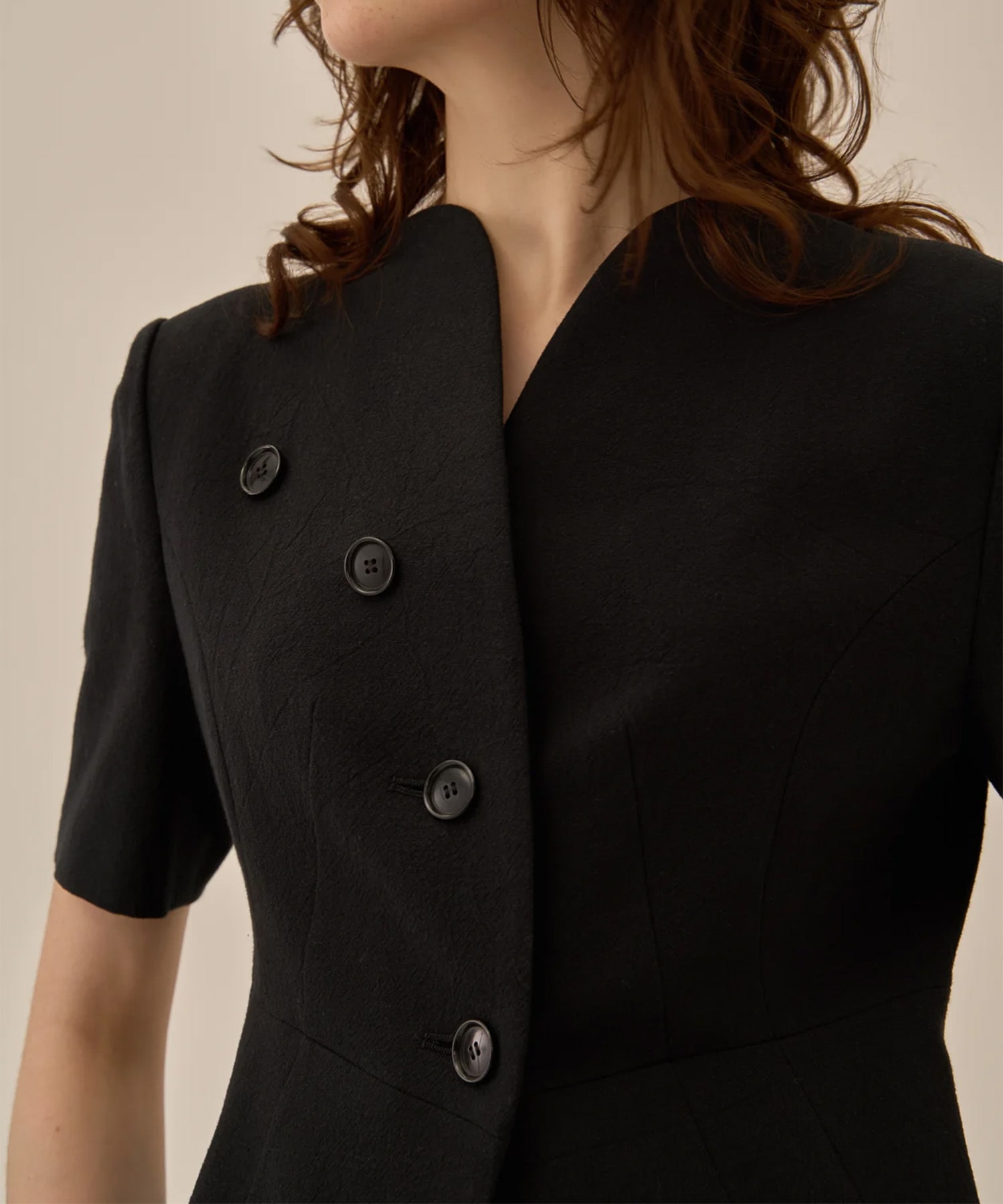 Sesilia half sleeve jacket AKIRANAKA