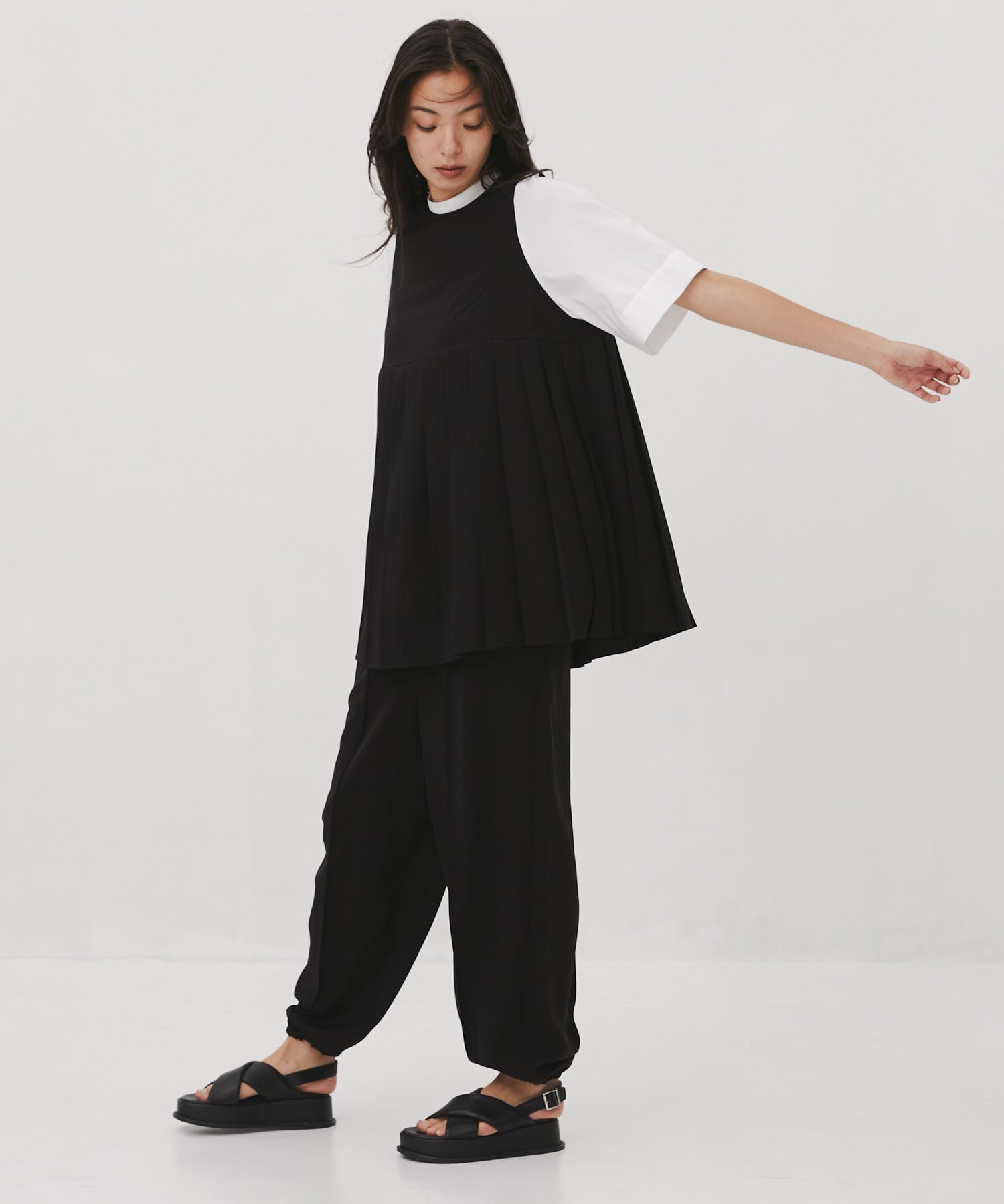 PLEATS PULLOVER ENFOLD