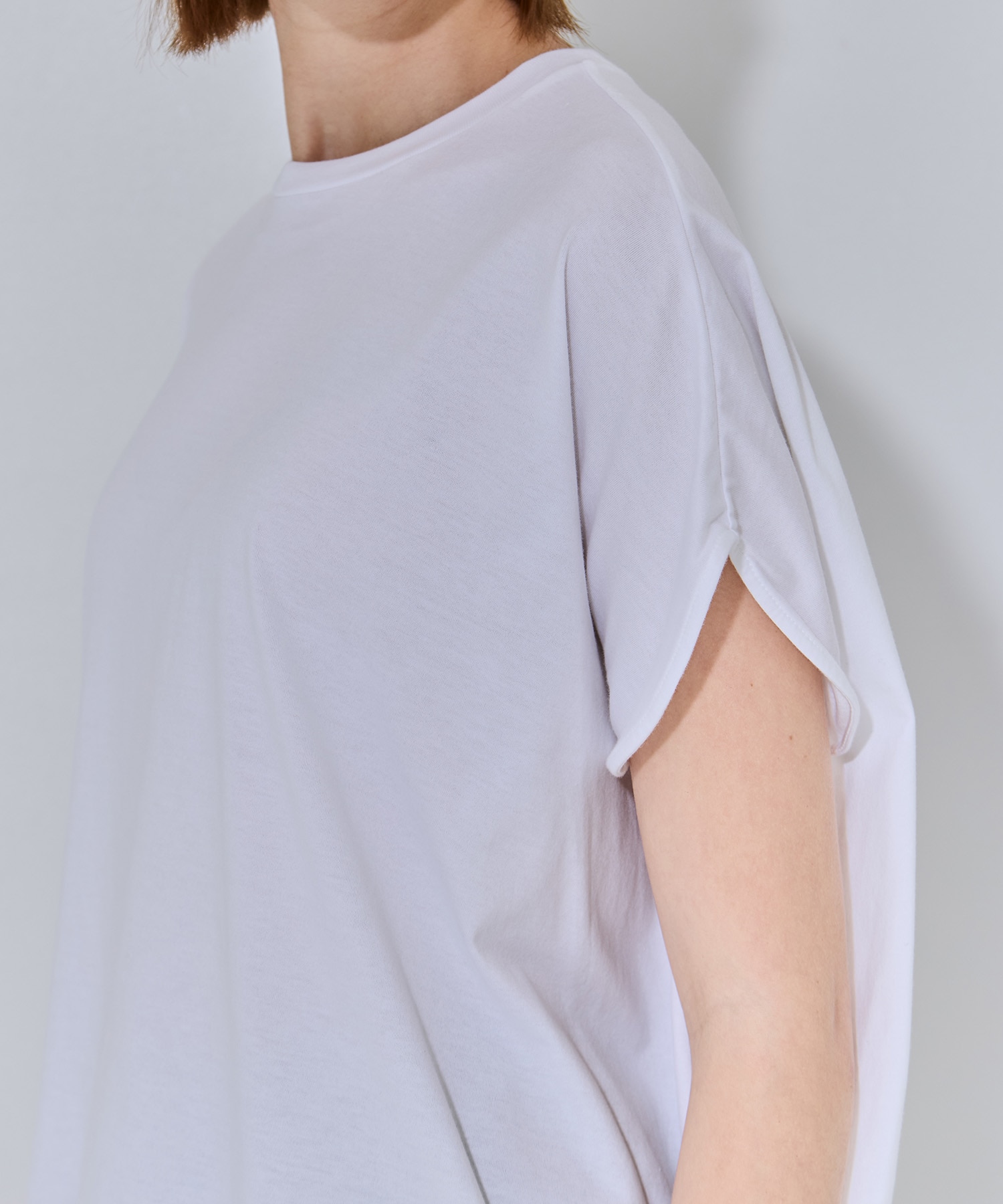 SCALLOP WIDE T-SHIRT ENFOLD